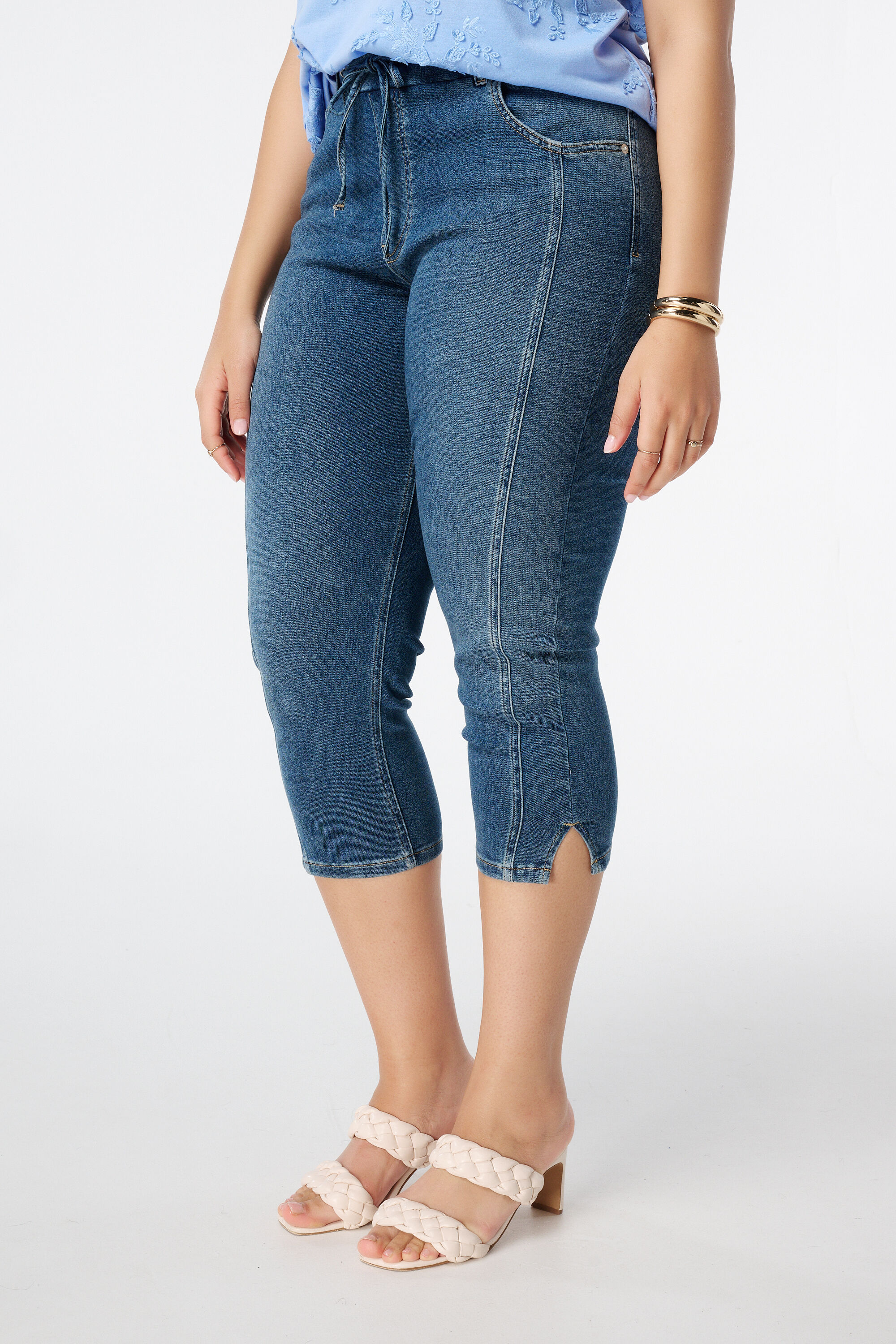 Capri met strikkoord image number 5