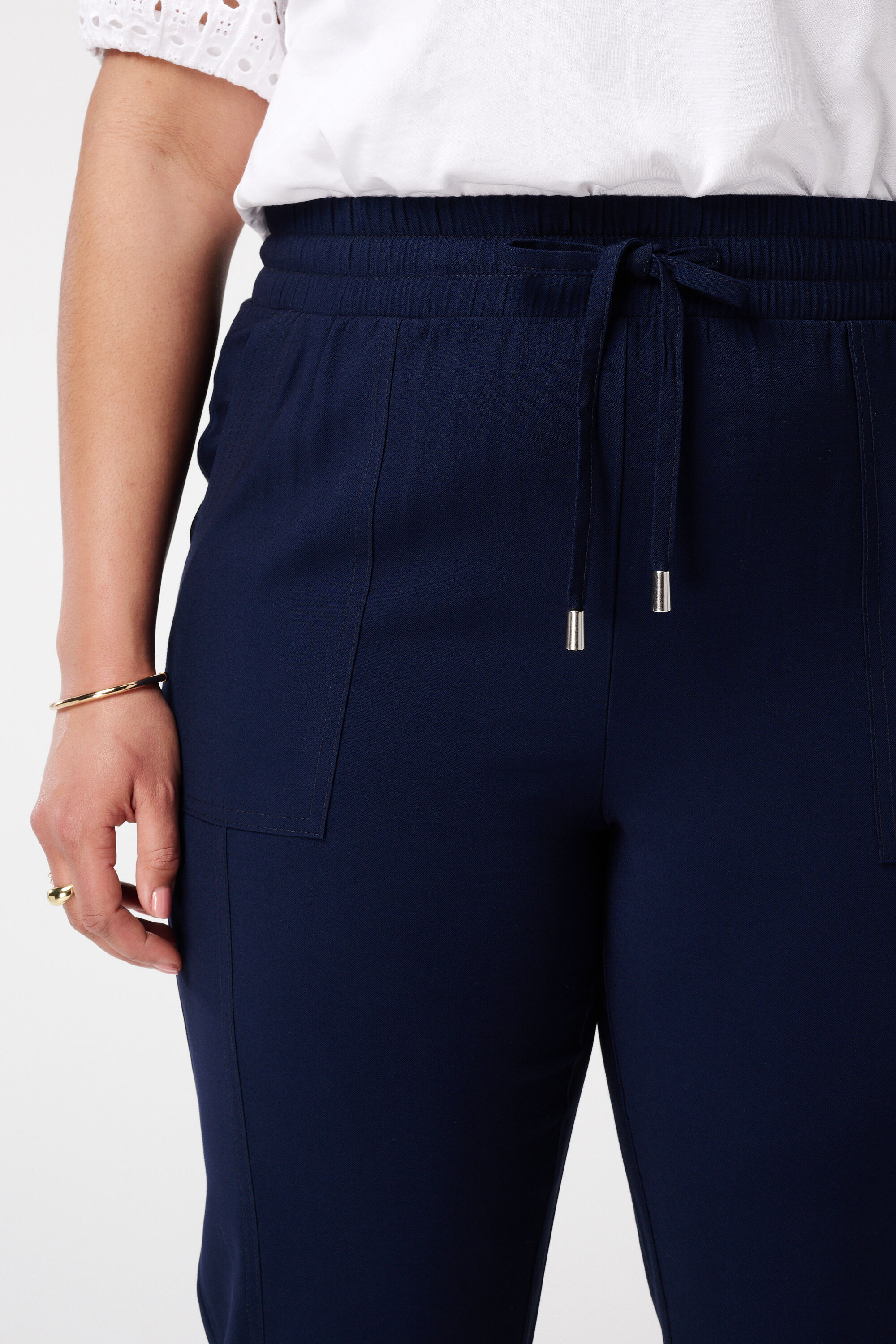 Broek met elastische taille image number 4