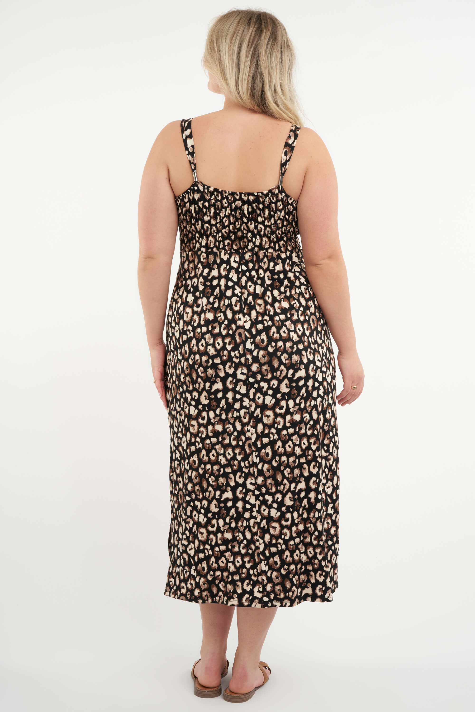 Jurk met smockdetail image number 4