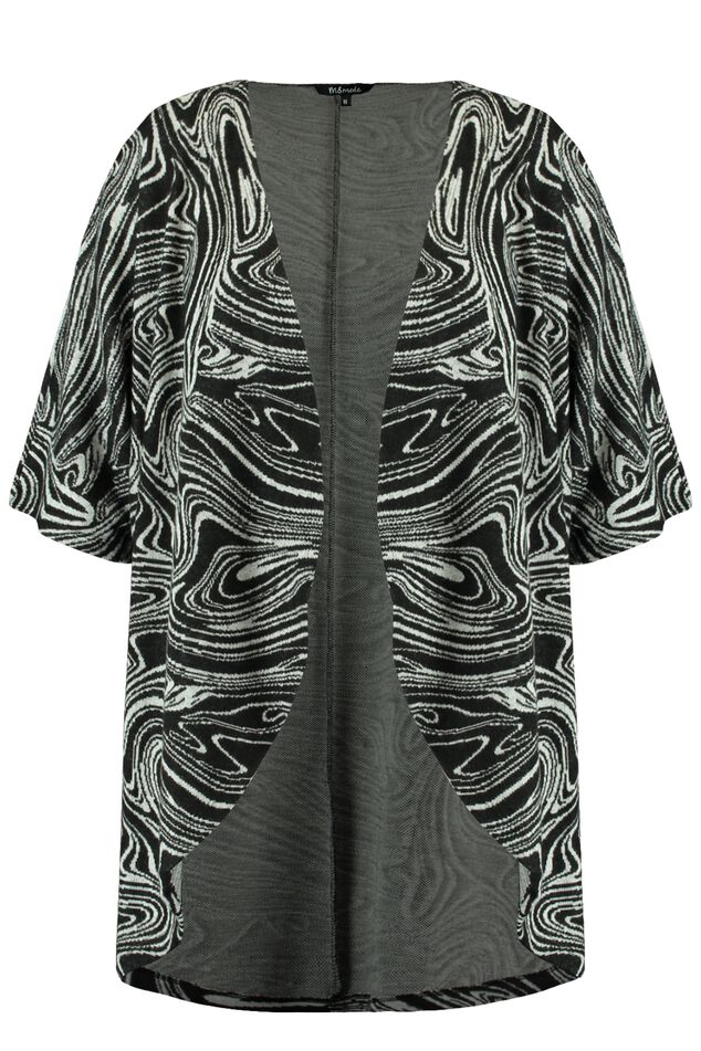 Gilet ouvert à imprimé image number 2