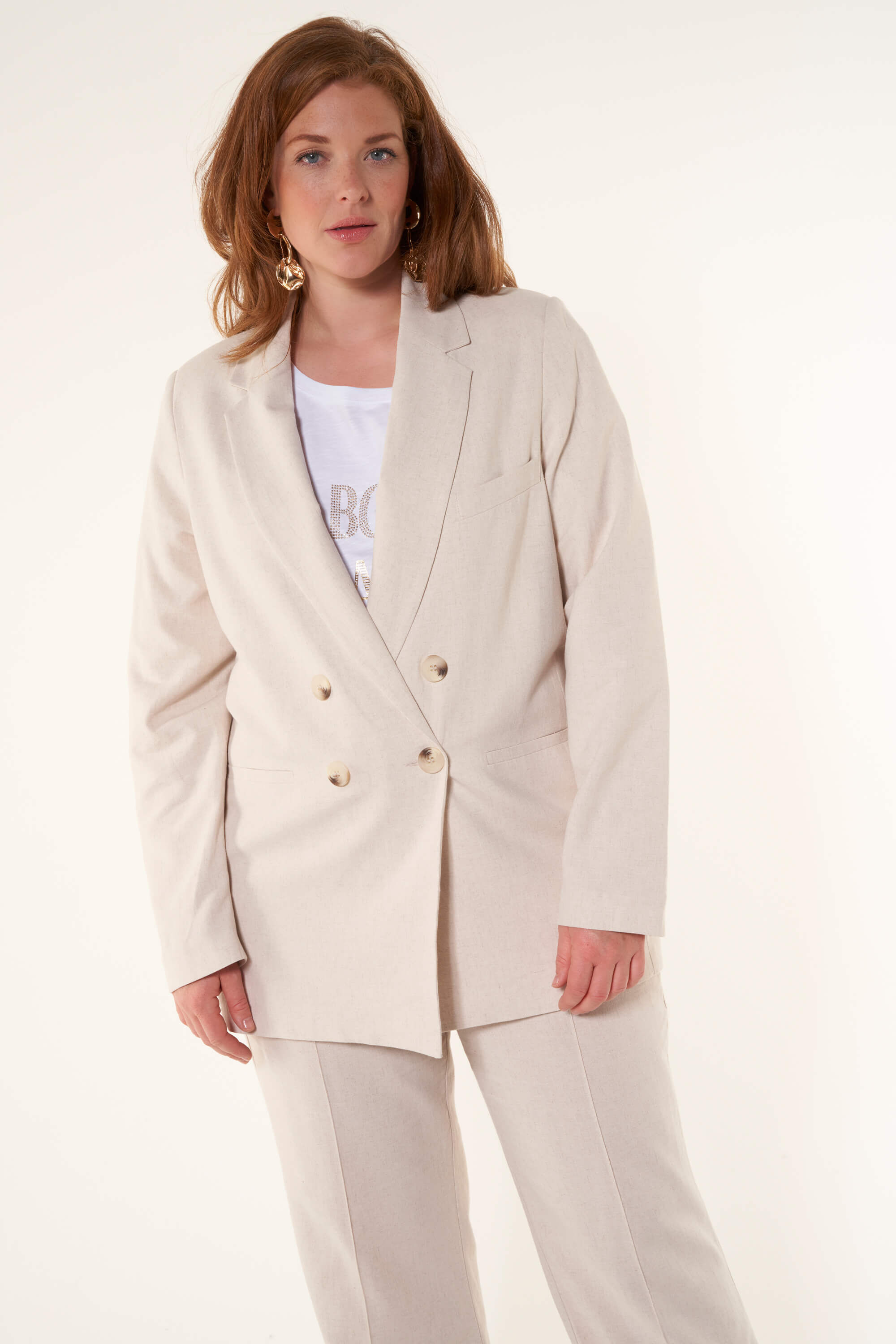 Blazer met linnen image number 6