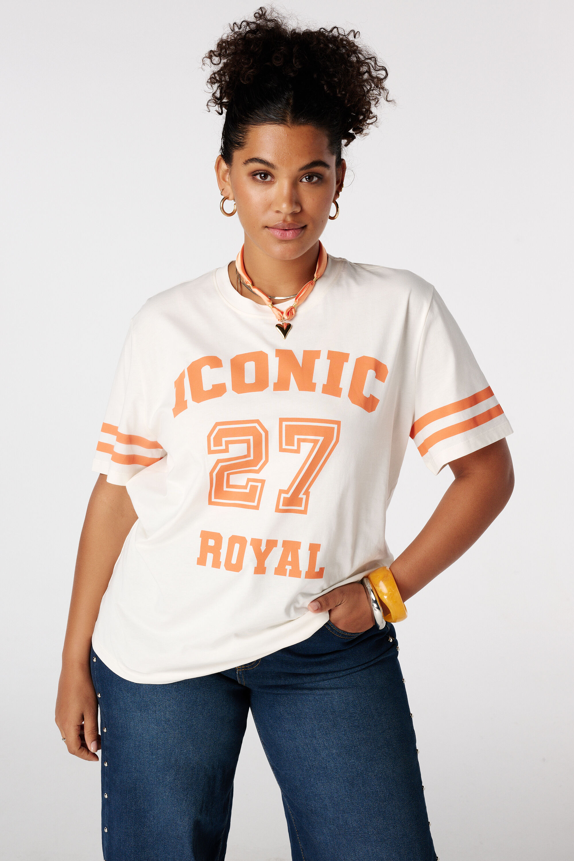 T-shirt met tekst image number 0