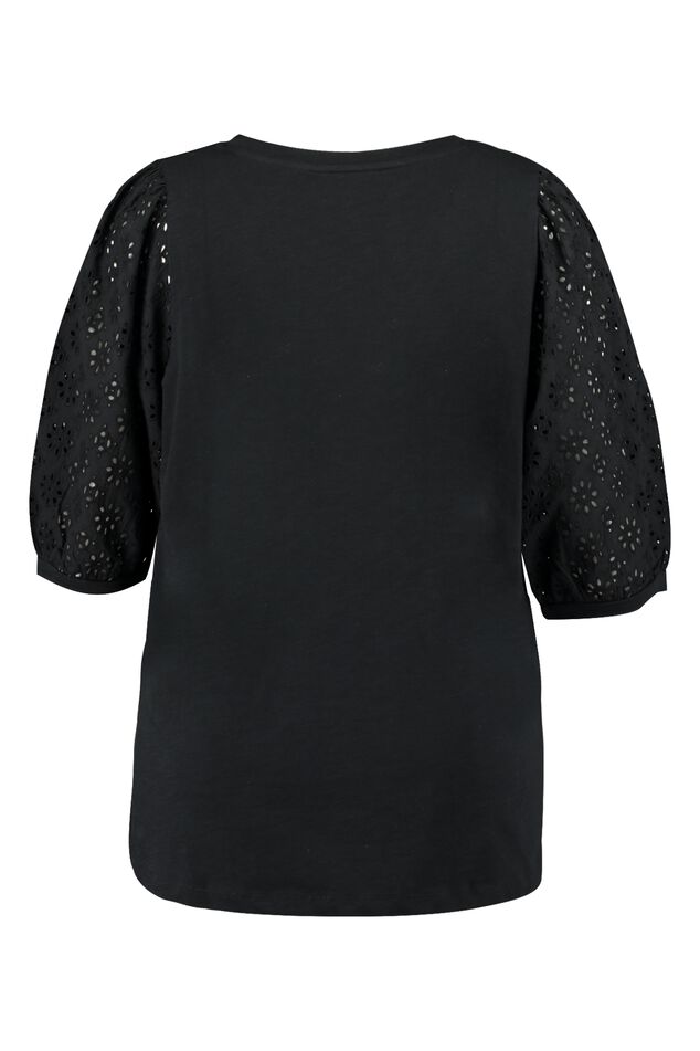 Trui met broderie anglaise  image number 3