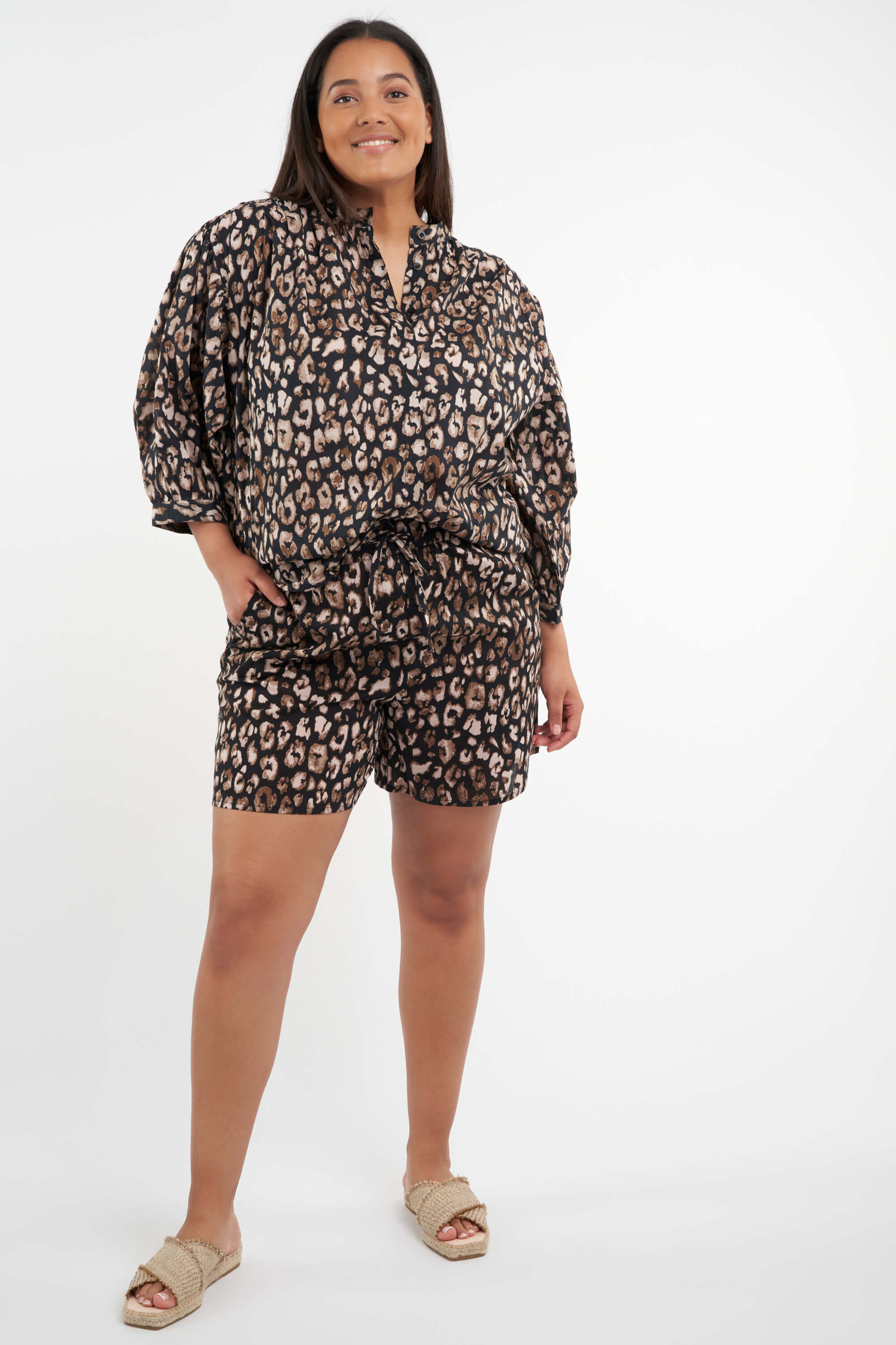Blouse met luipaardprint image number 4