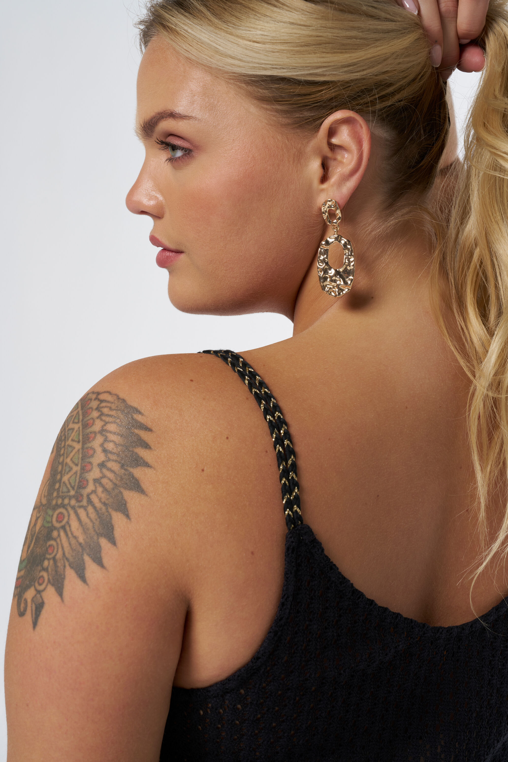 Top met gebreide structuur image number 4