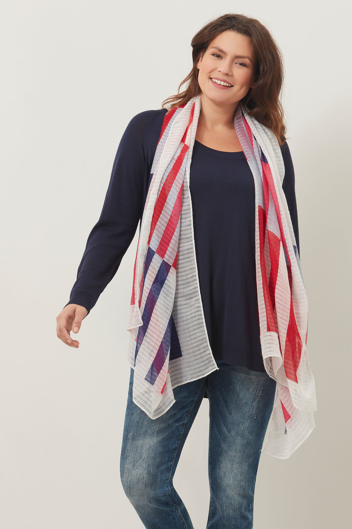 Foulard &agrave; rayures image number 0