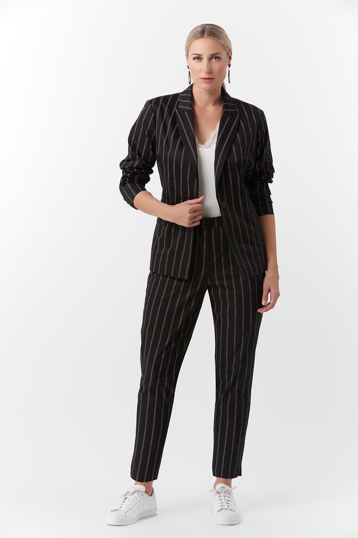 Gestreepte pantalon image number 5