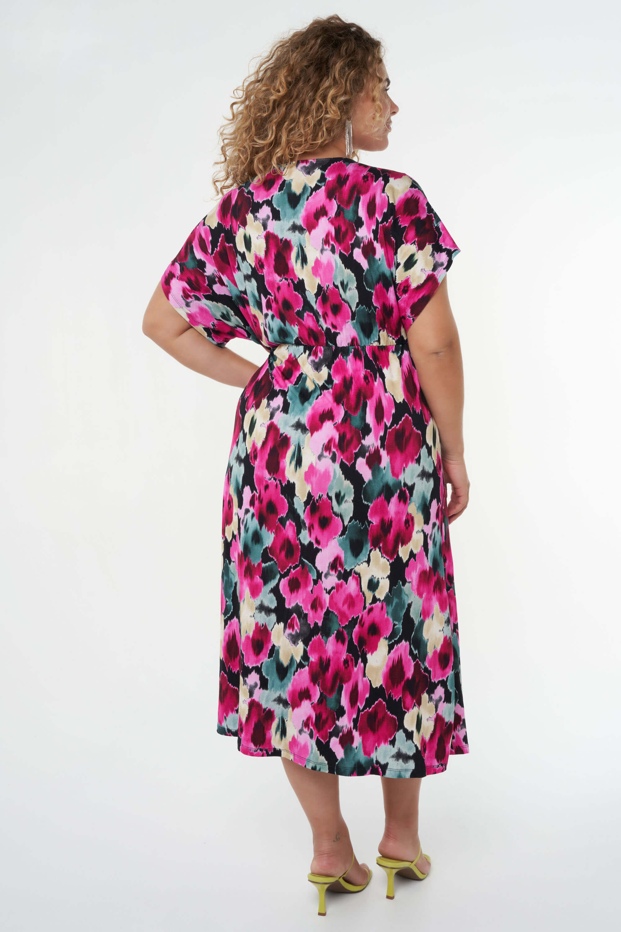 Robe longue avec imprim&eacute; floral image number 4