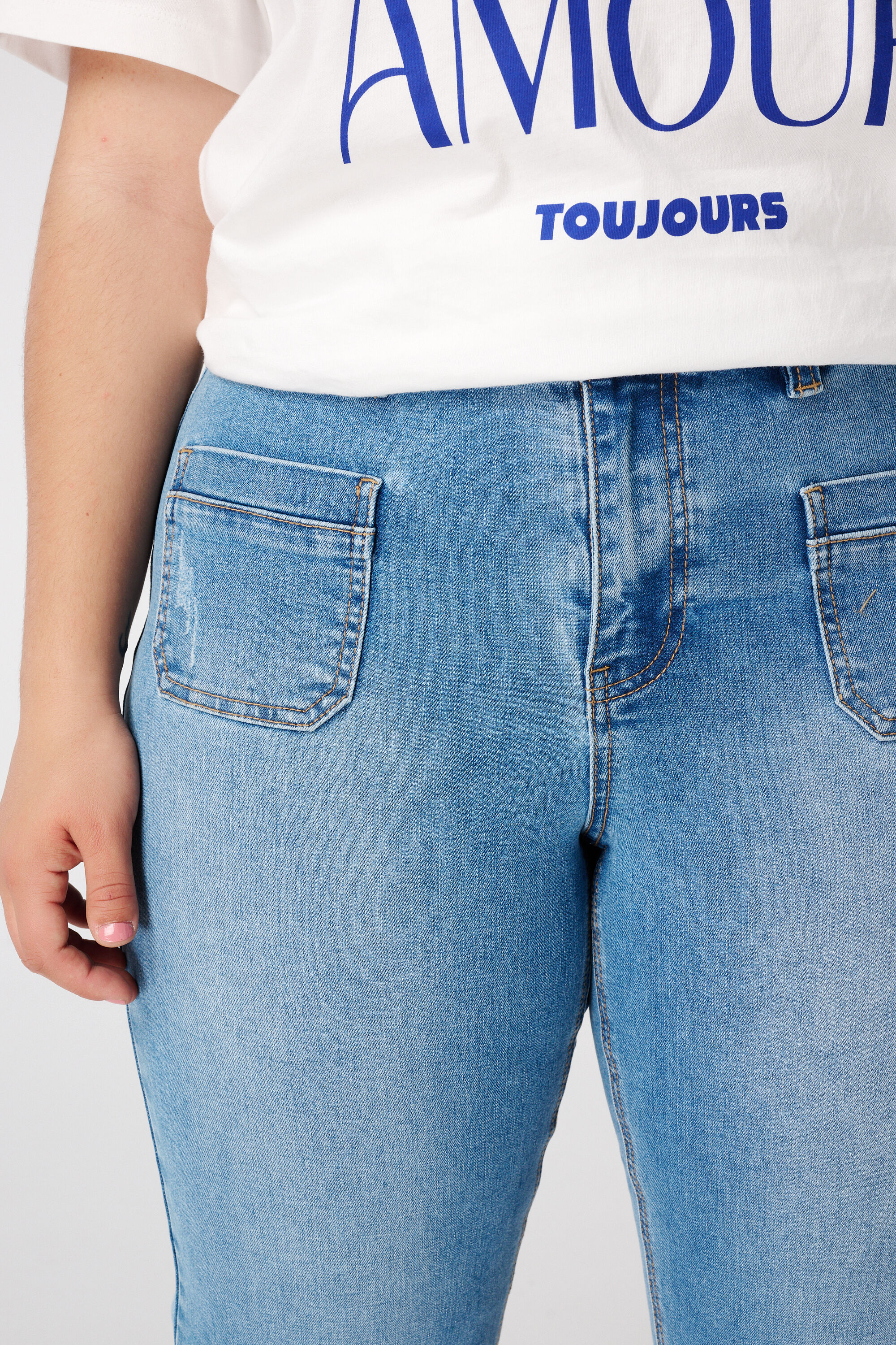 Pantacourt en jean image number 4