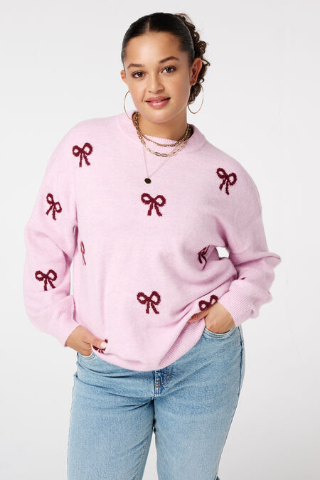 Pull avec imprimé nœuds Pull avec imprimé nœuds