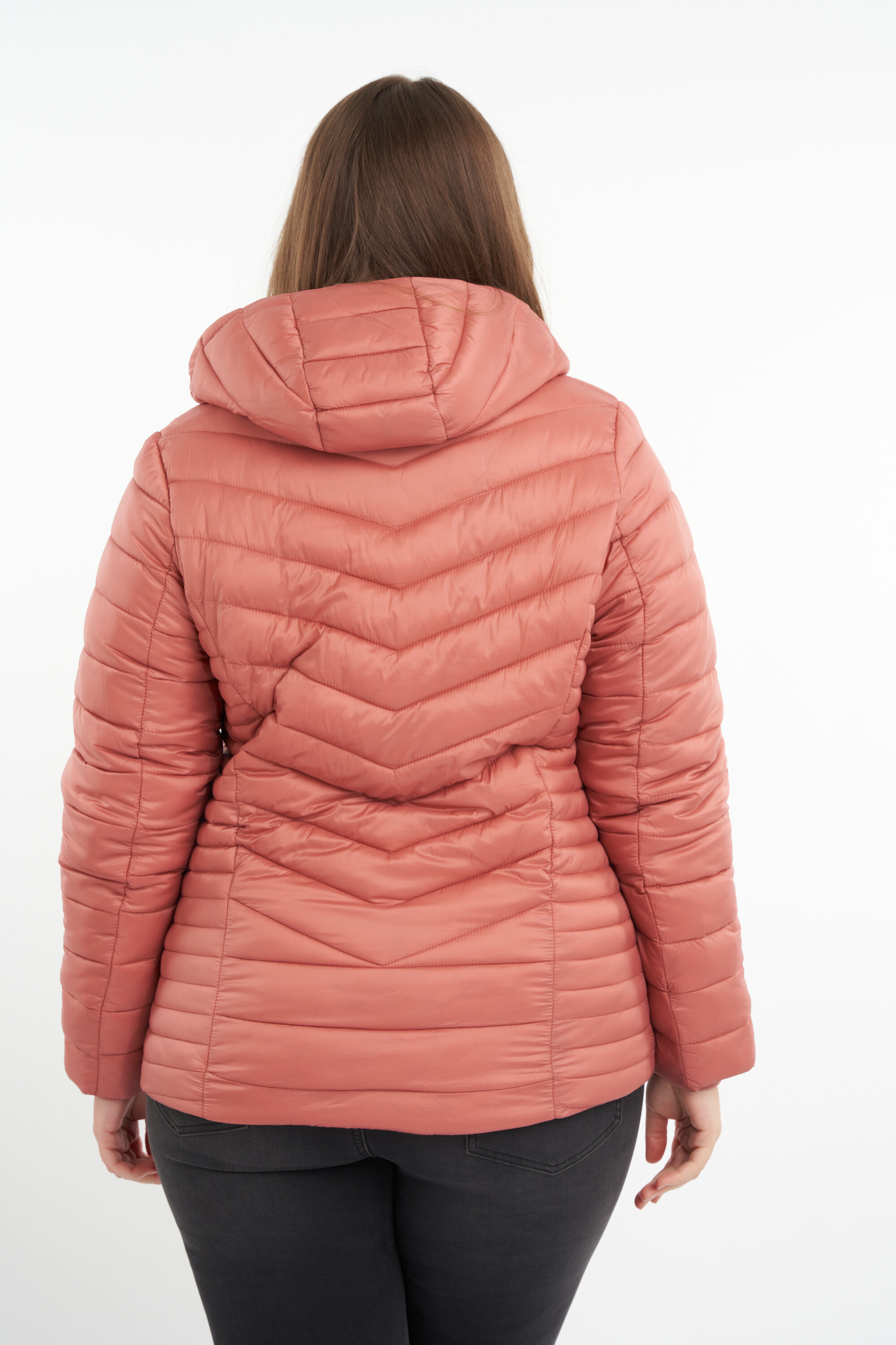 Lichtgewicht tussenjas met capuchon image number 3