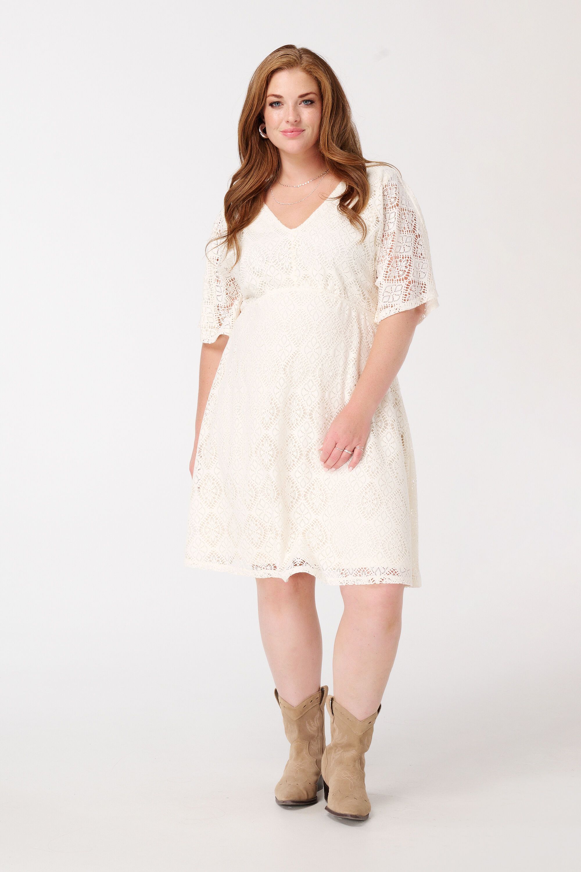 Robe avec aspect brod&eacute; image number 5