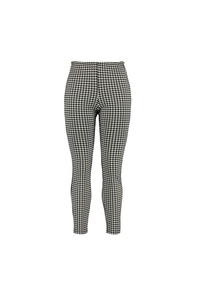 Tregging met pied-de-poule motief image number 1