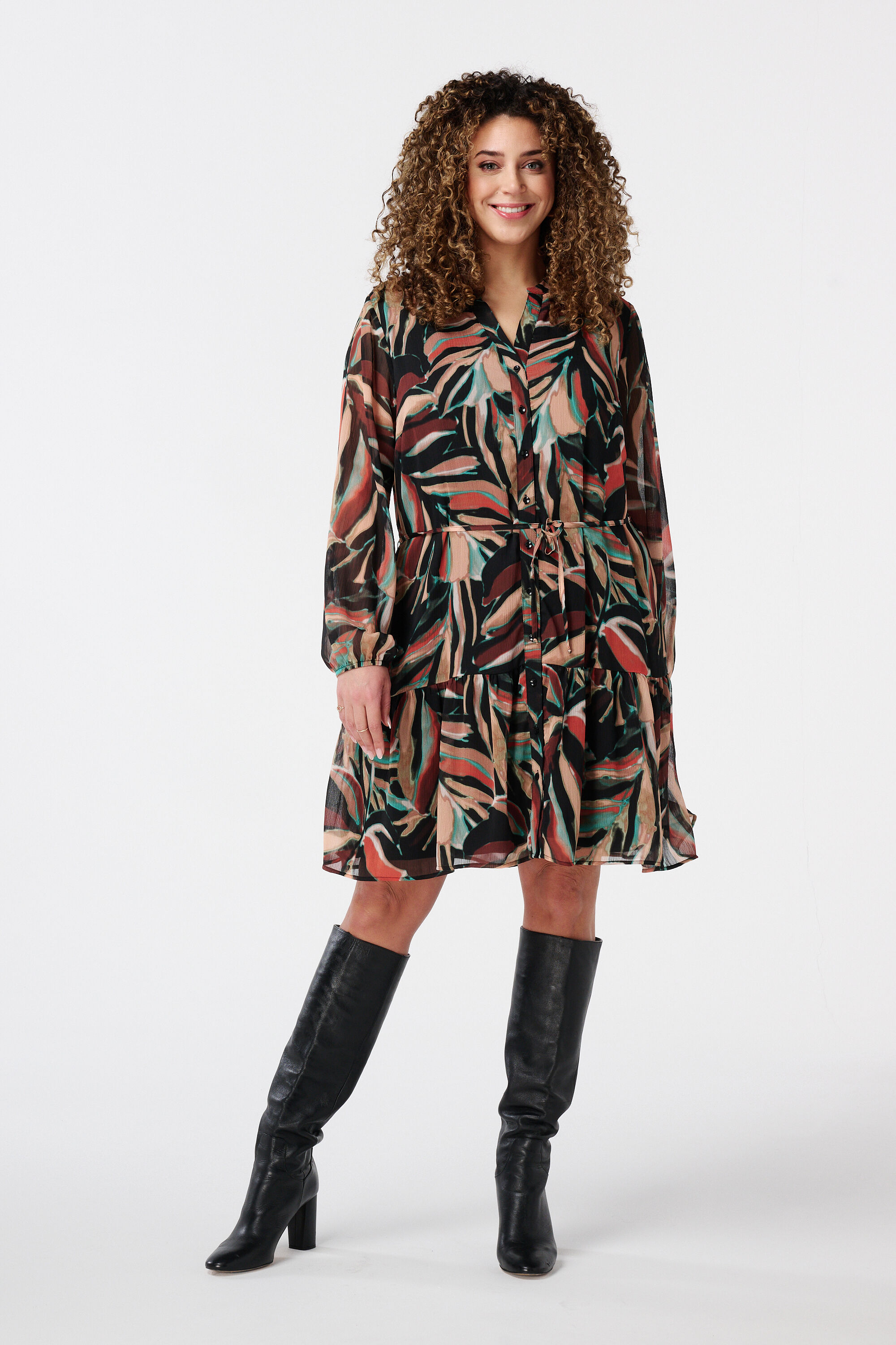 Jurk met print image number 5