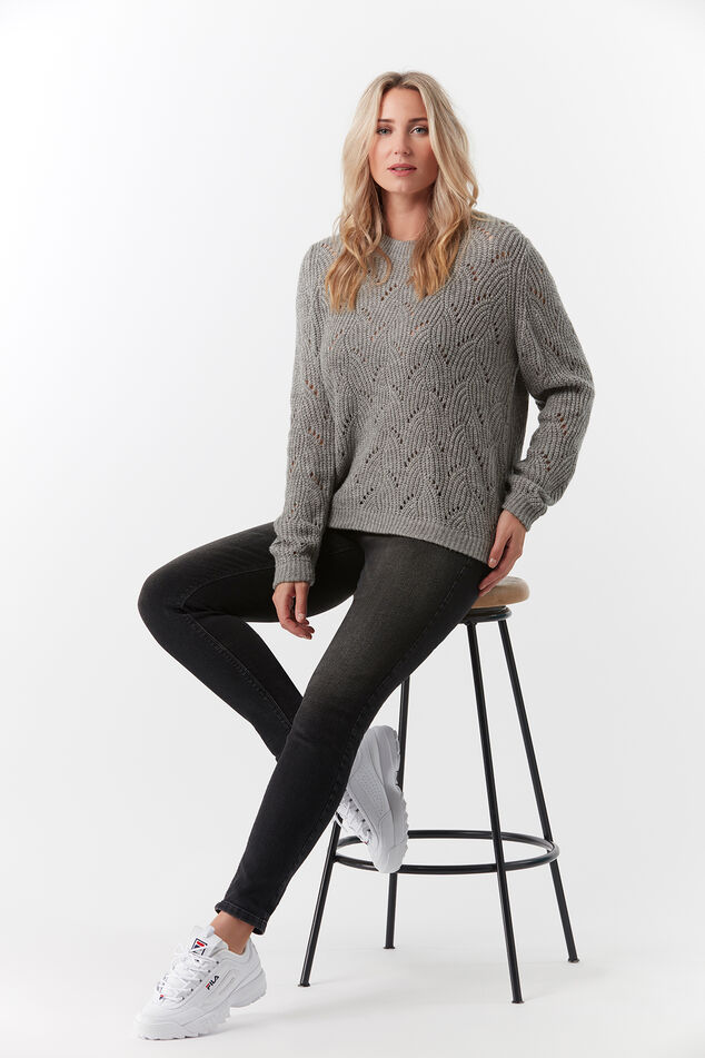 Pull-over pointelle image number 0