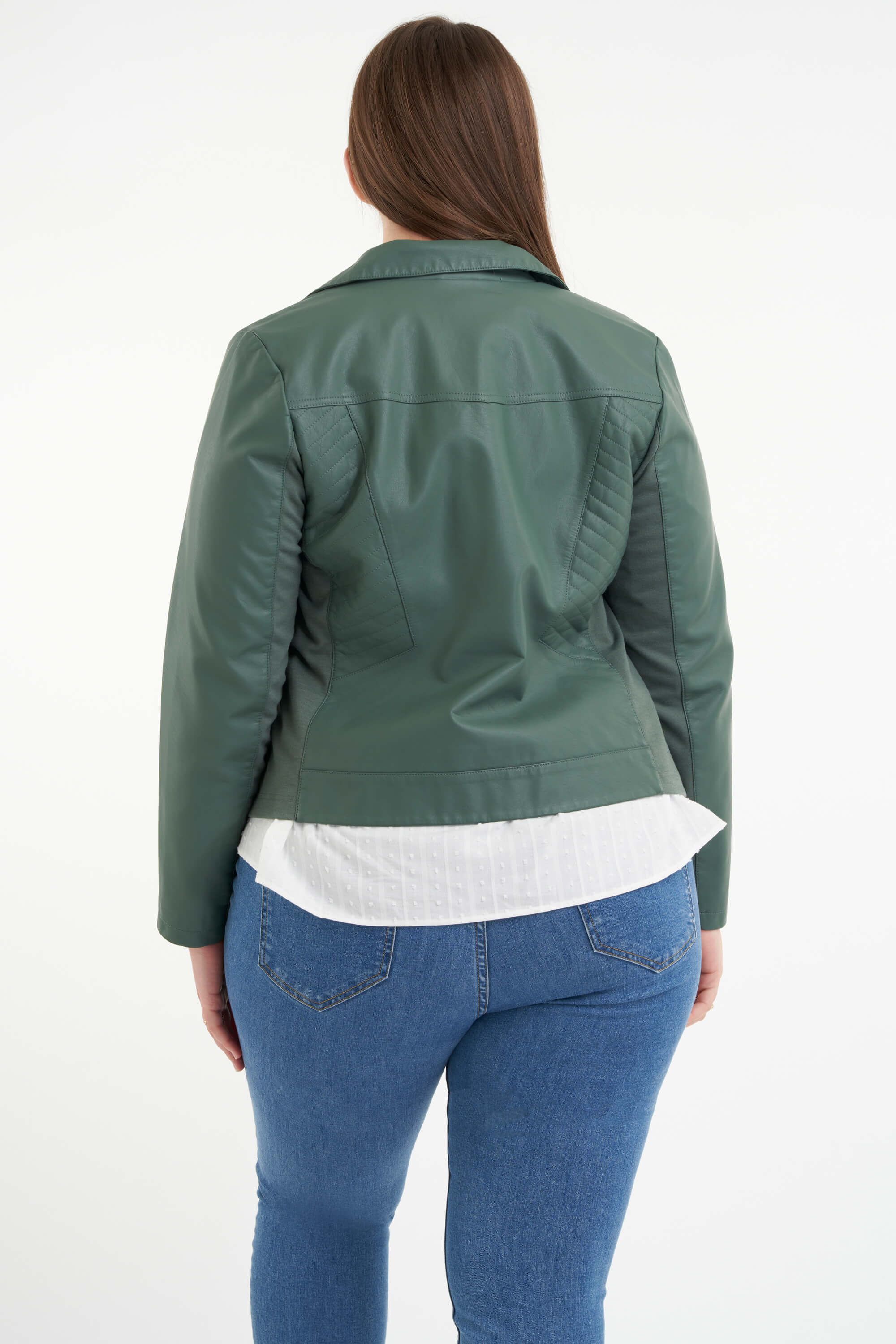 Veste style motard en similicuir image number 4