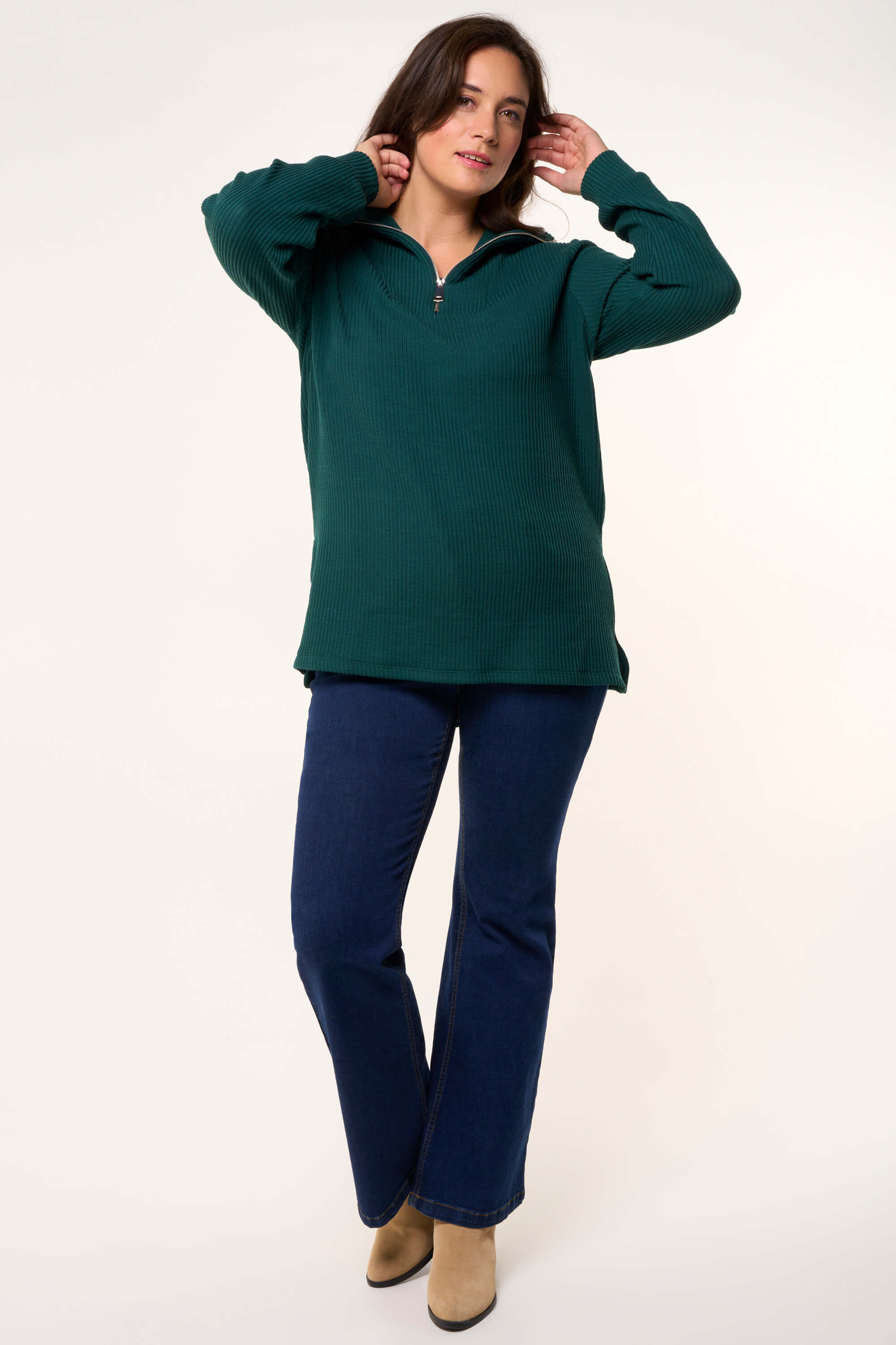 Top met rits image number 6