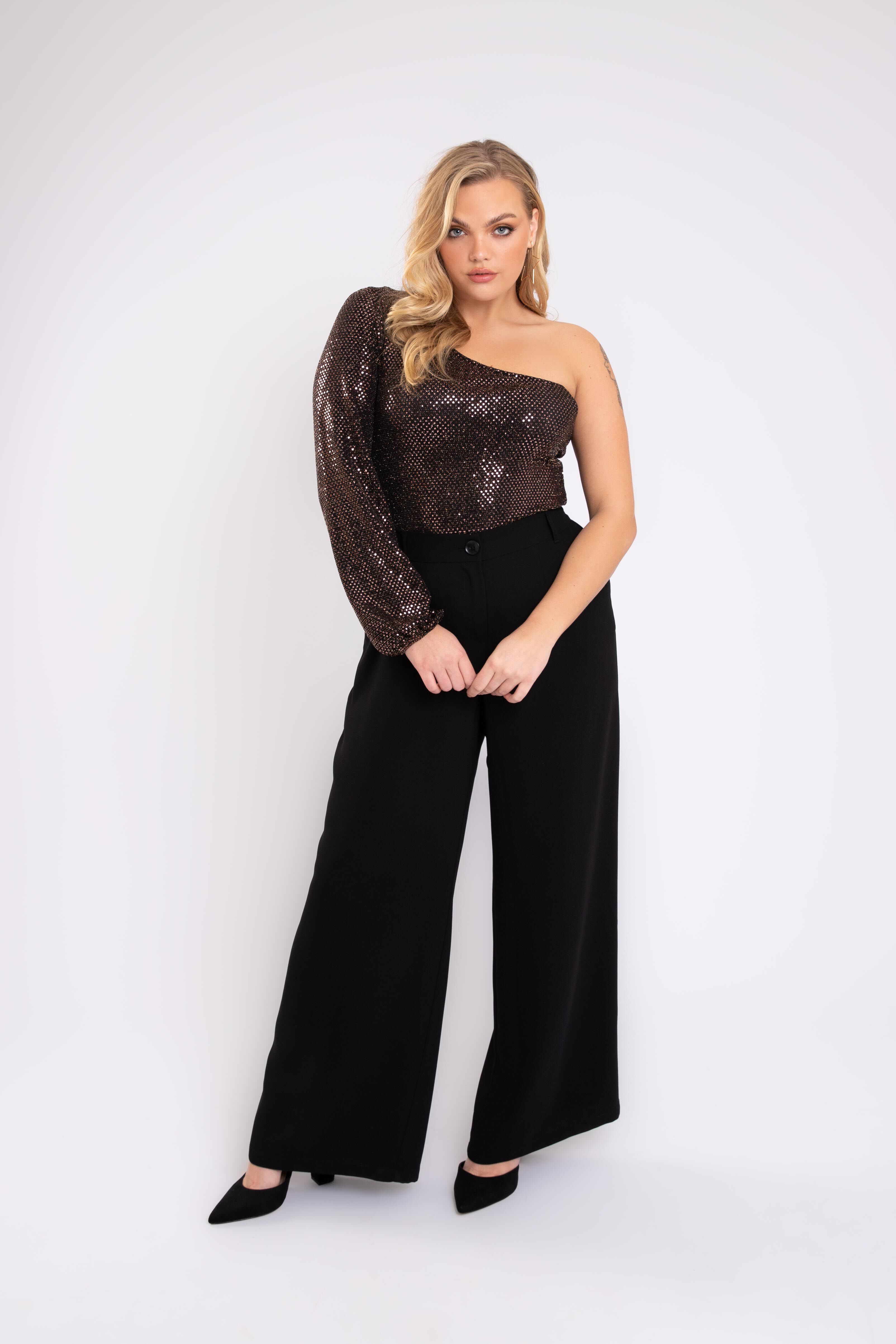 Pantalon &agrave; jambes amples image number 7