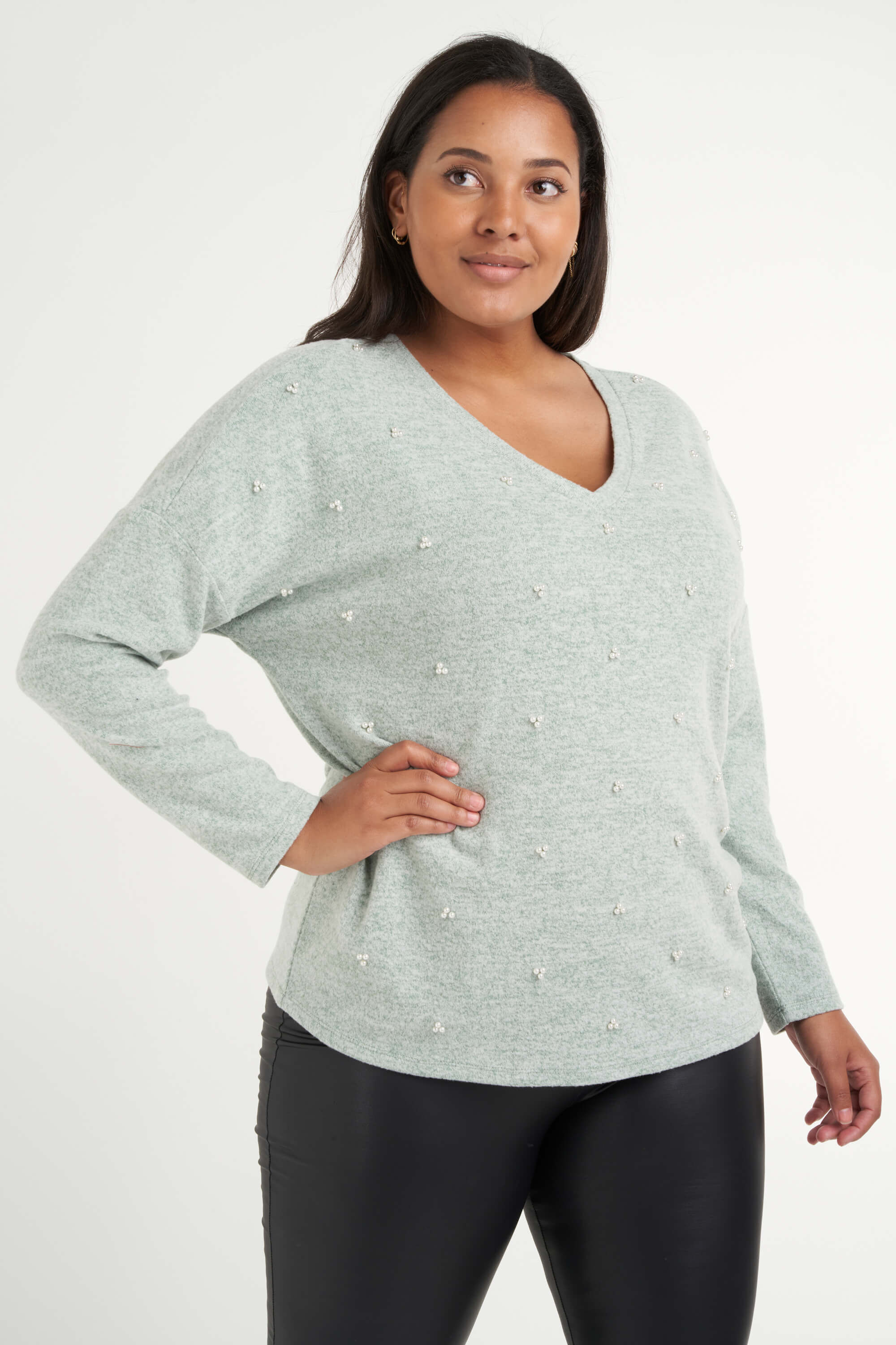 Mode Sweaters Oversized truien Esprit Oversized trui lichtgrijs casual uitstraling 