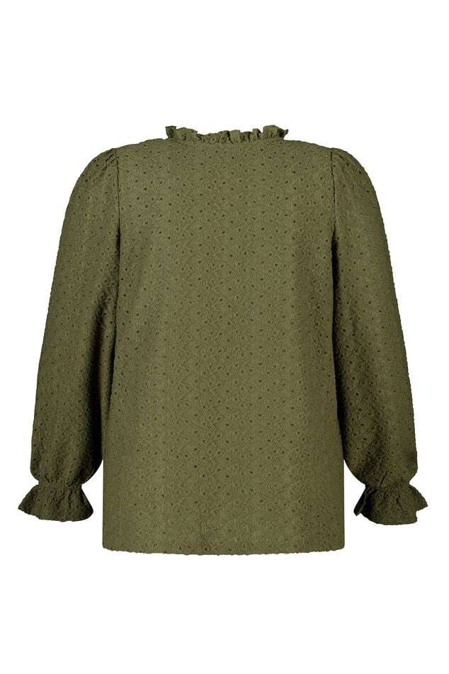 Top met broderie image number 2