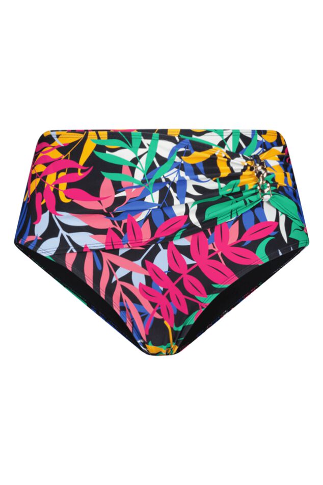 Bikinibroekje met overslag en metalen detail image number 2