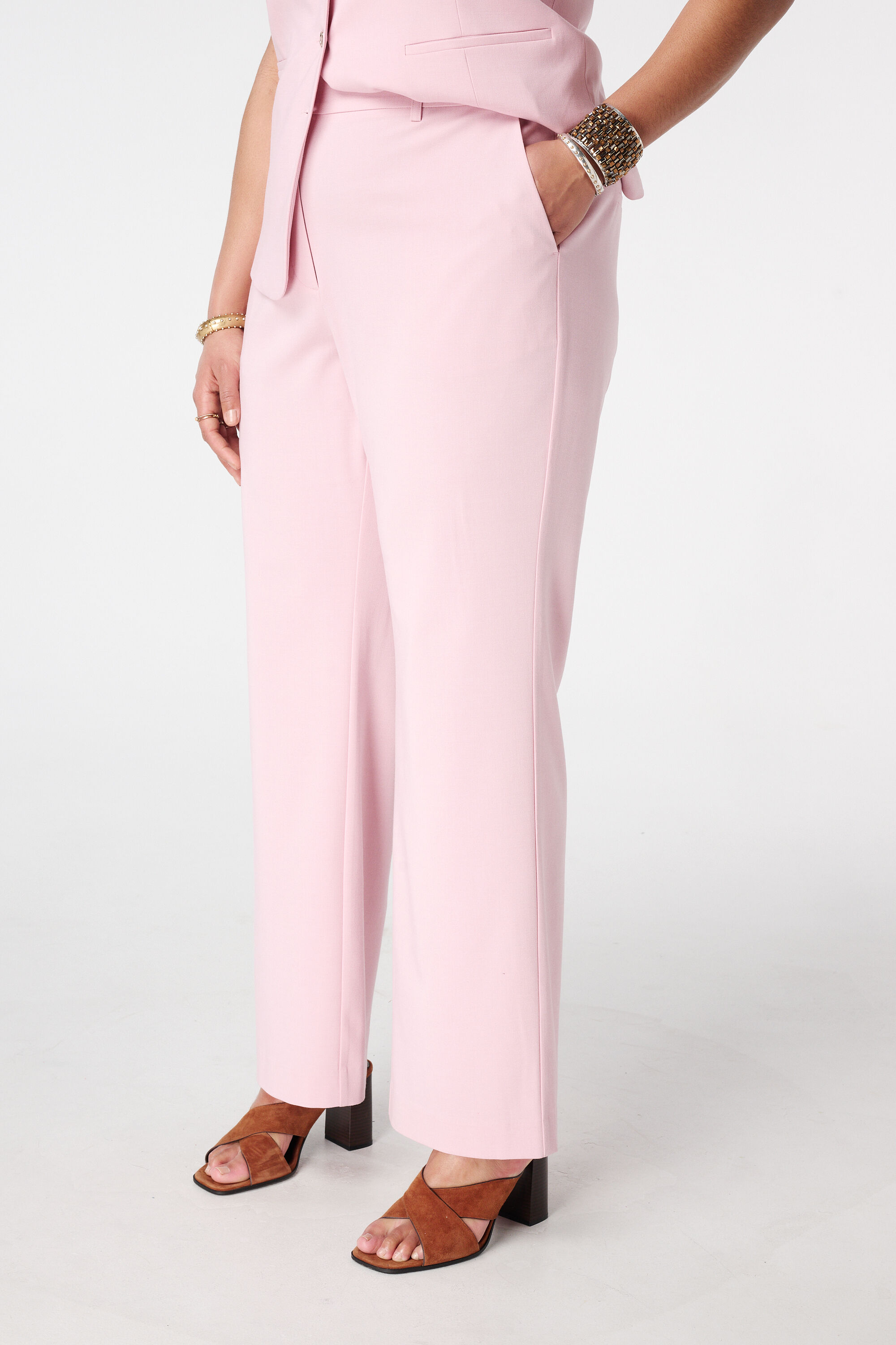 Pantalon straight leg image number 5