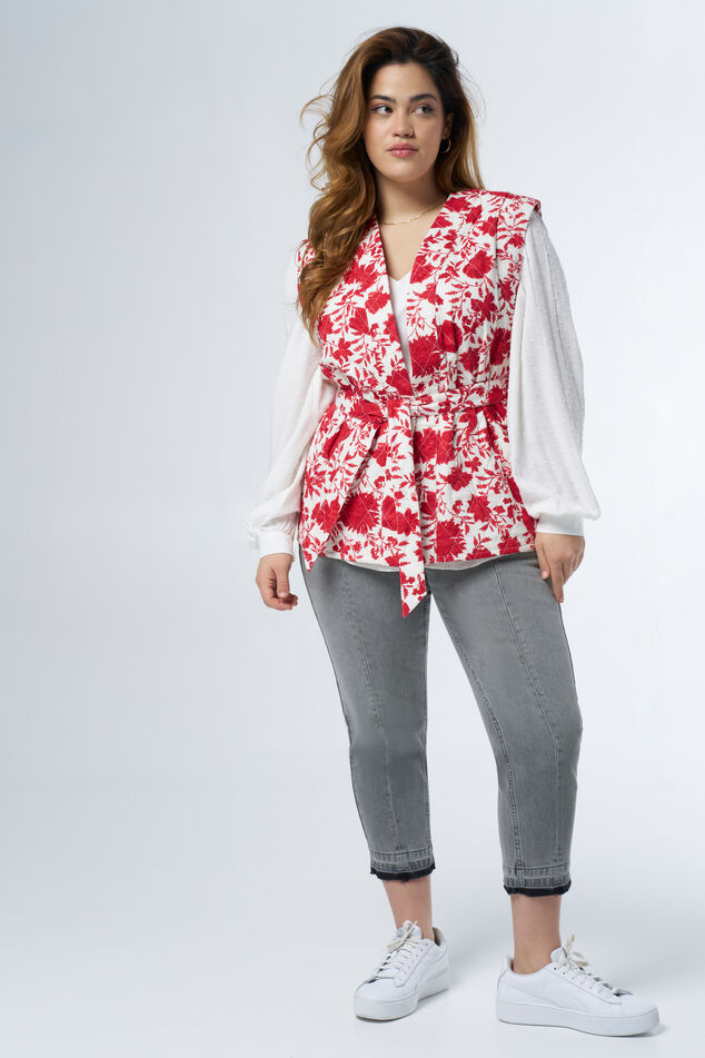Gilet met print image number 6