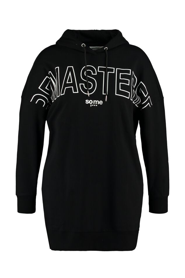 Sweaterdress met rubberopdruk image number 1