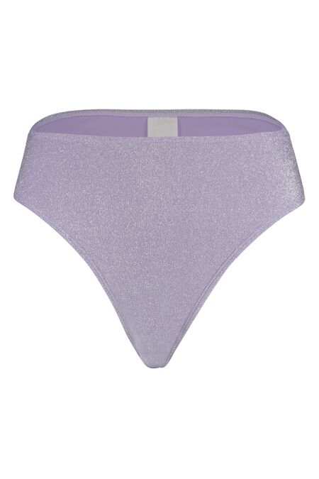 High waisted bikini broekje met glitter