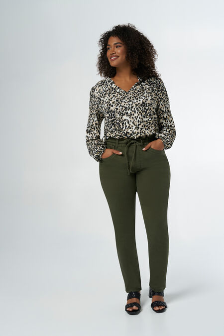 Denim jogger broek Denim jogger broek