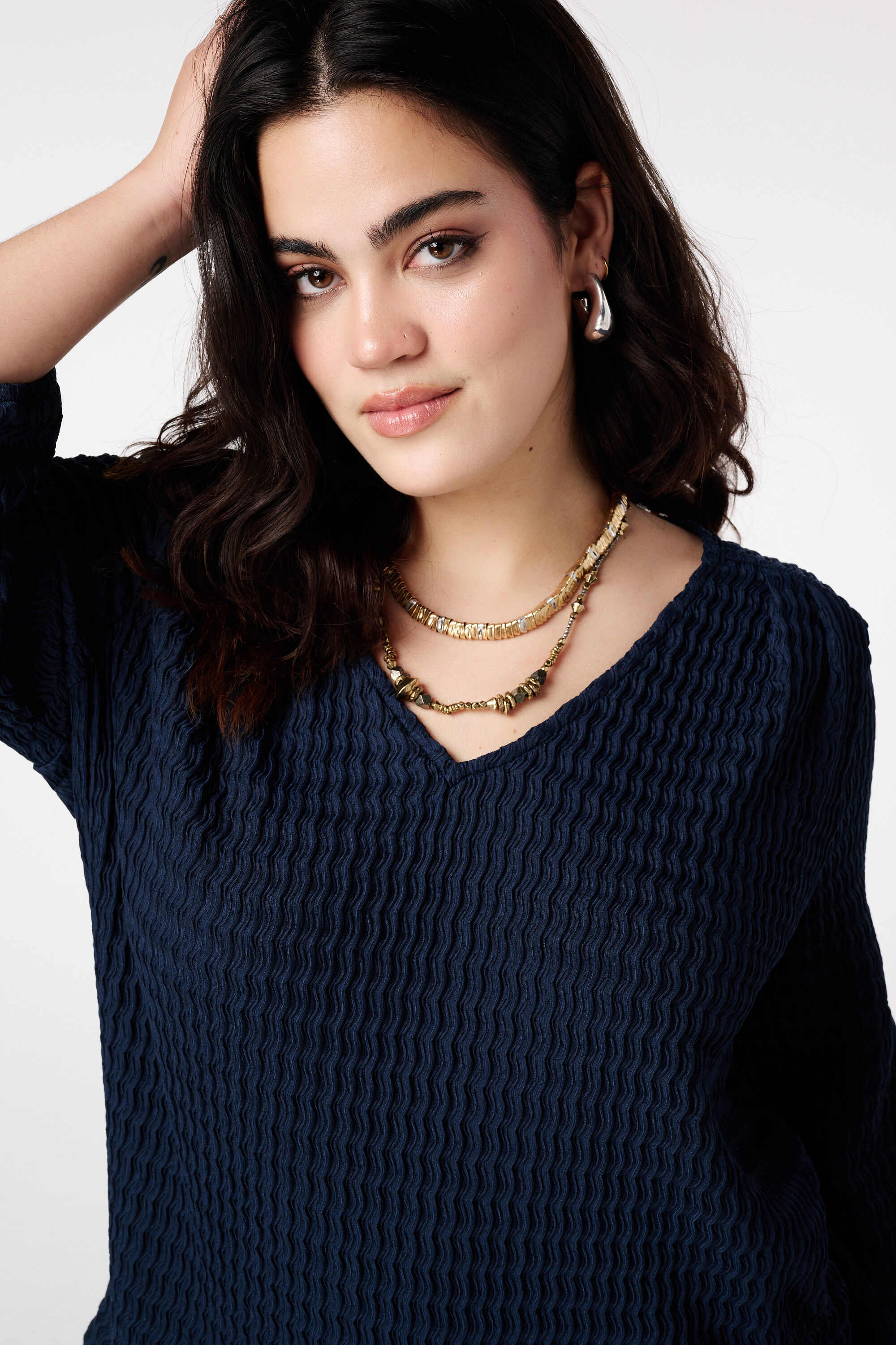 Jersey top in structuur image number 4