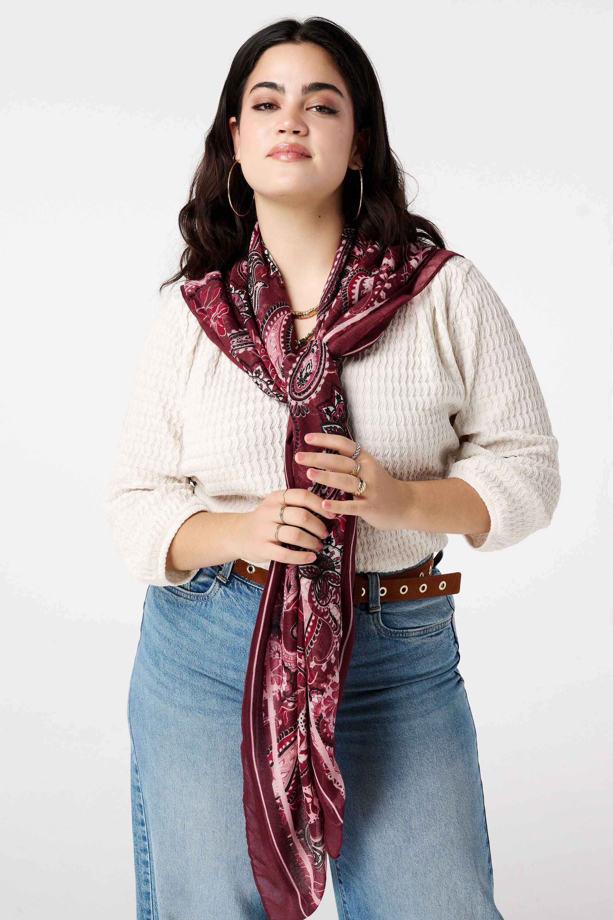 &Eacute;charpe &agrave; imprim&eacute; cachemire