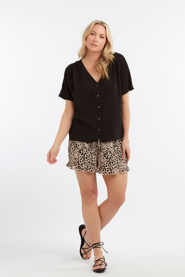 Blouse in boxy model image number 3