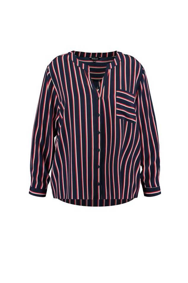 Gestreepte blouse image number 1