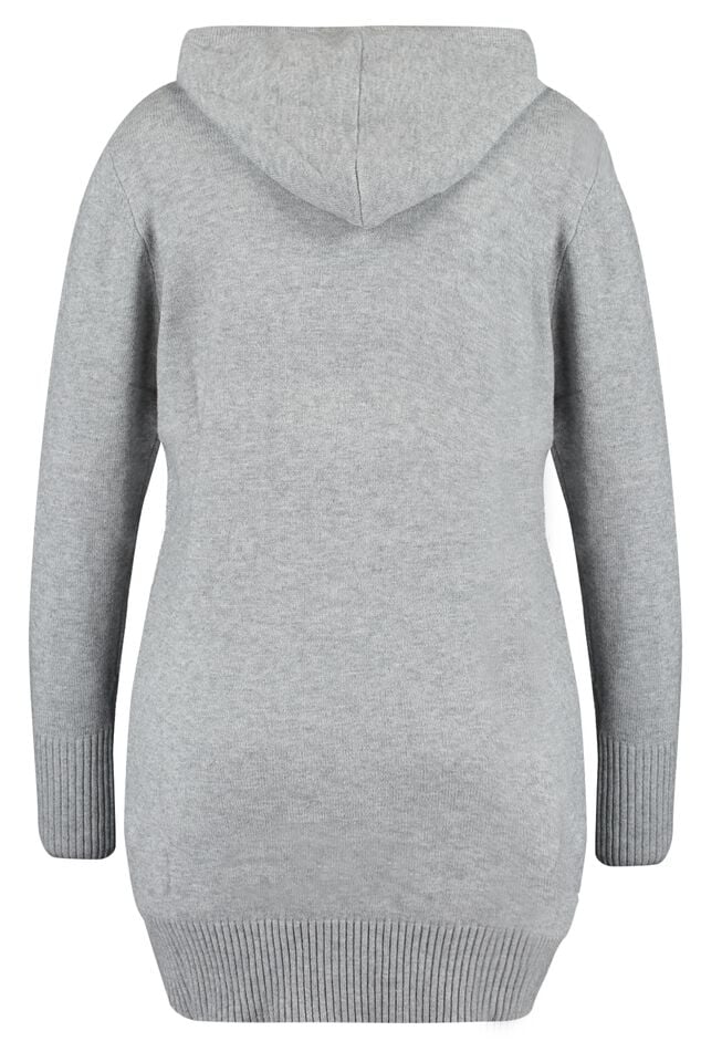 Lange sweater met capuchon image number 2