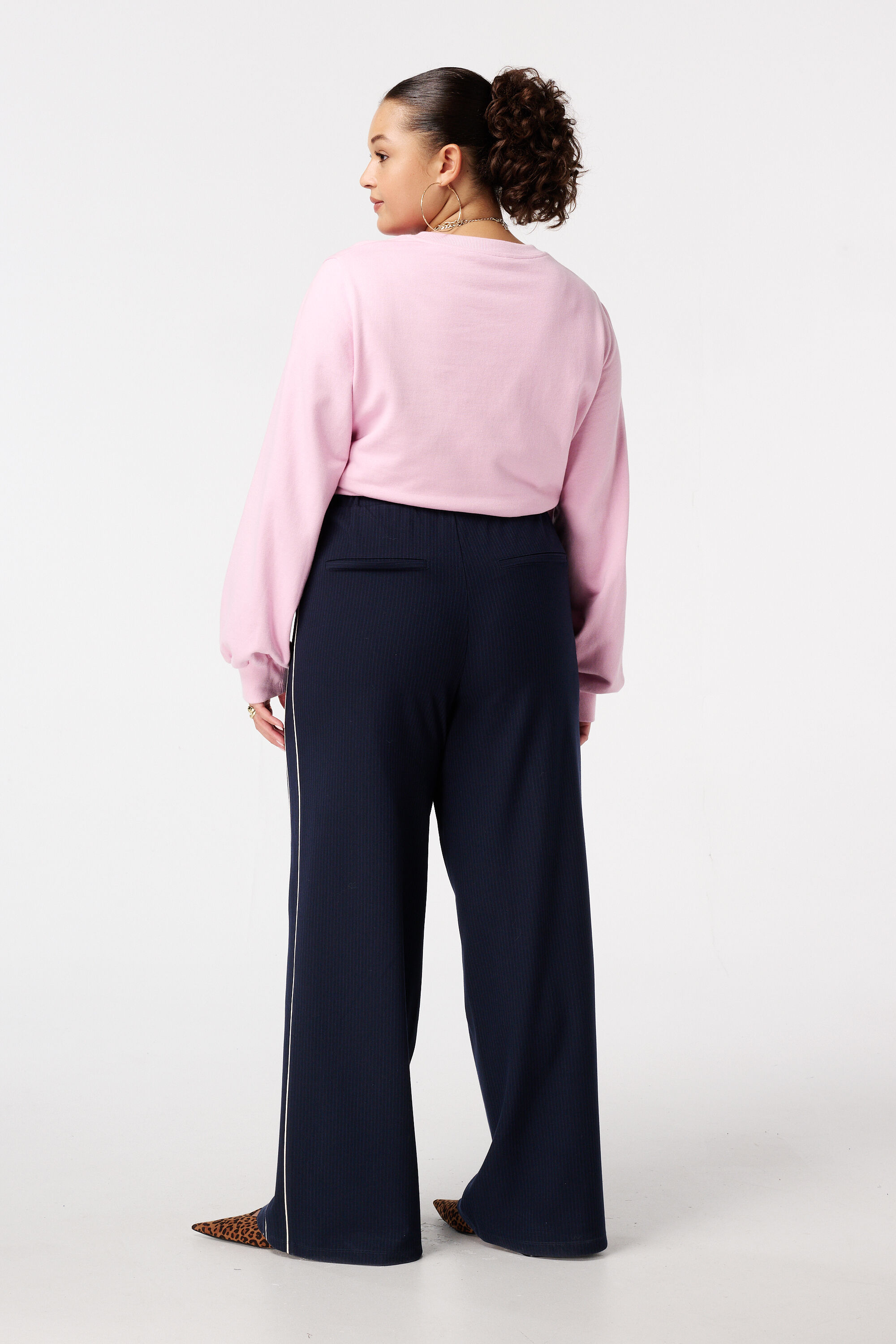 Gestreepte pantalon image number 3