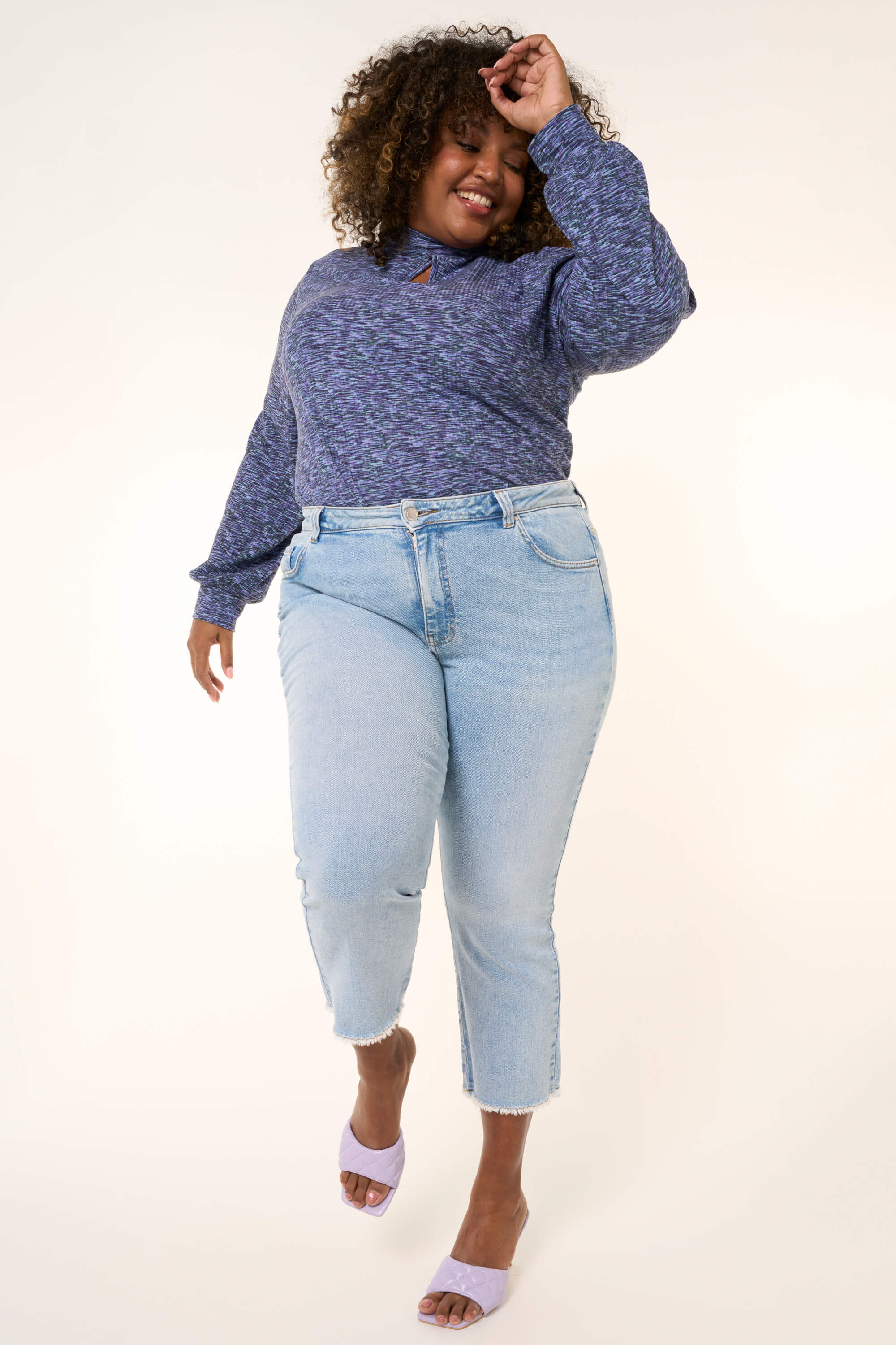 Jean taille haute mode top