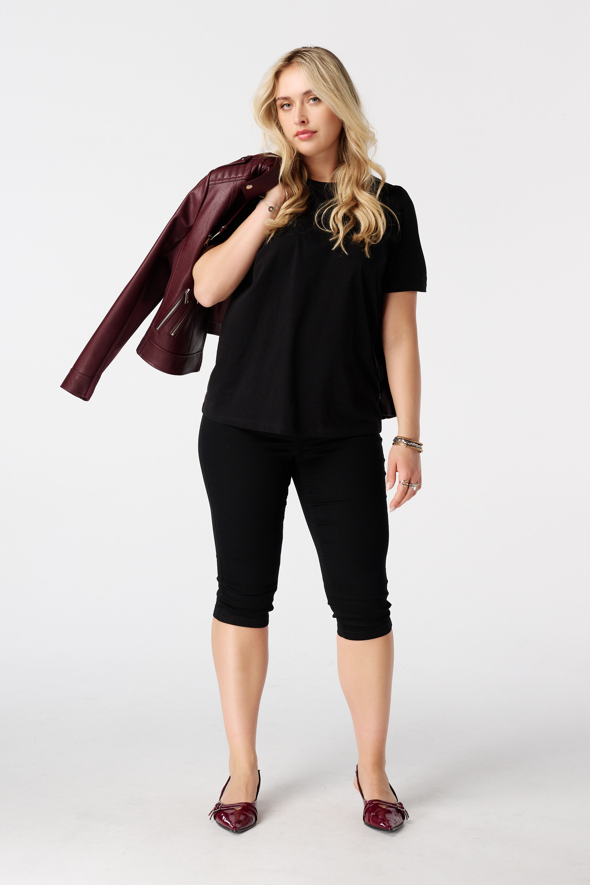 Tregging capri aspect denim