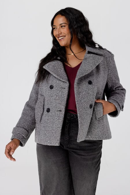 Veste courte à double boutonnage Veste courte à double boutonnage