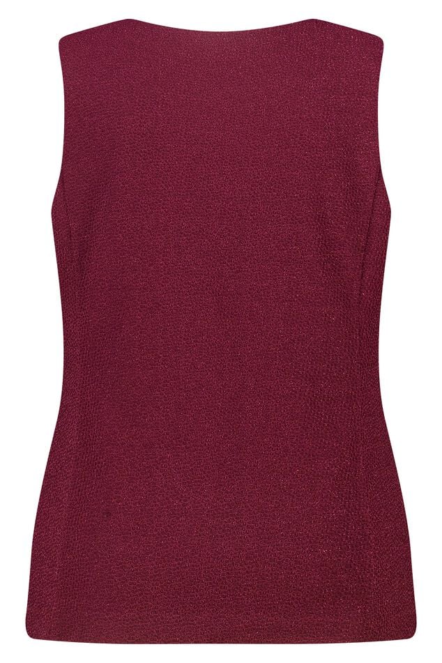 Gilet met knopen en lurex image number 2