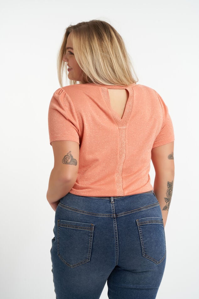 Jeans met glitterstreep image number 3