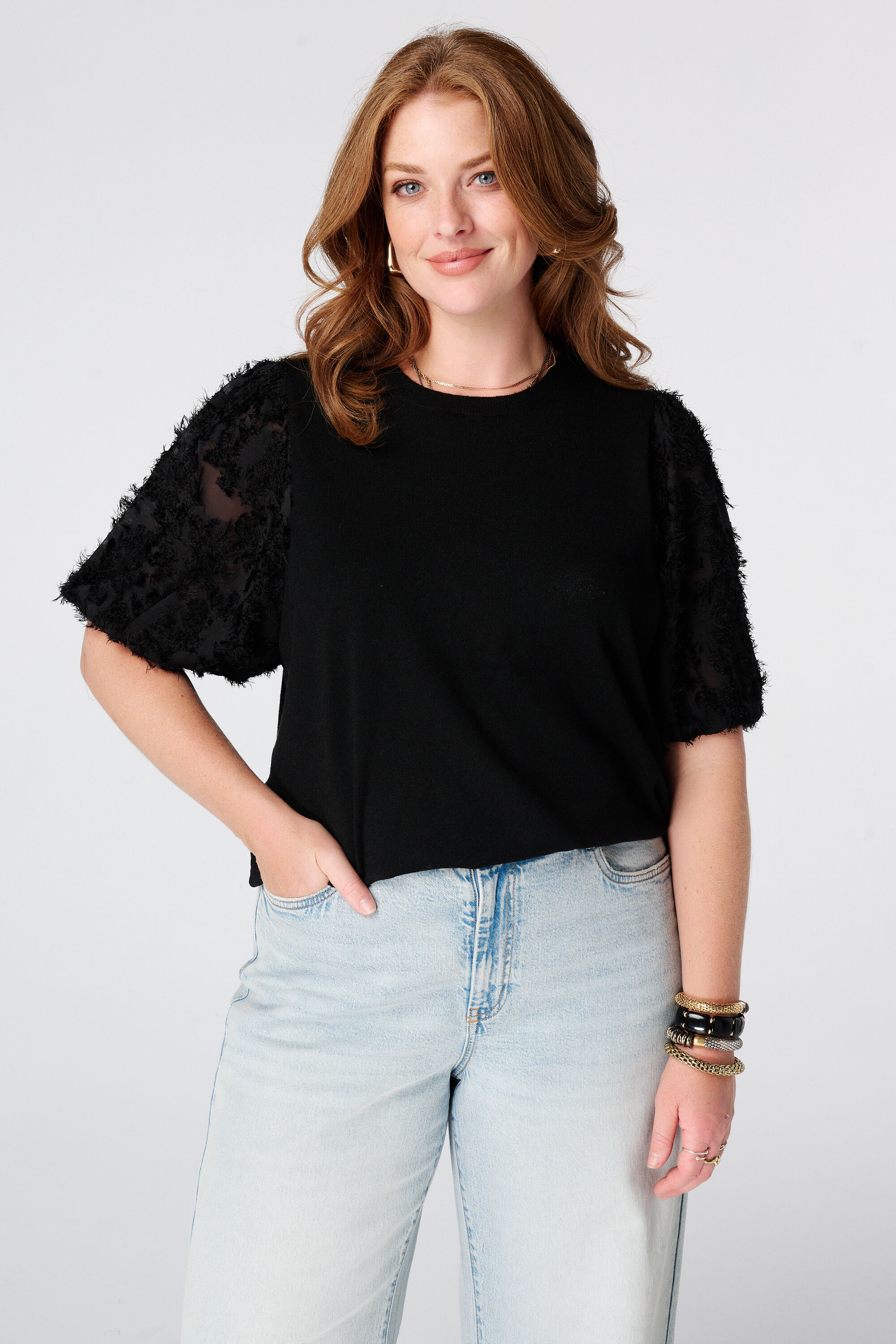 Pull &agrave; manches courtes