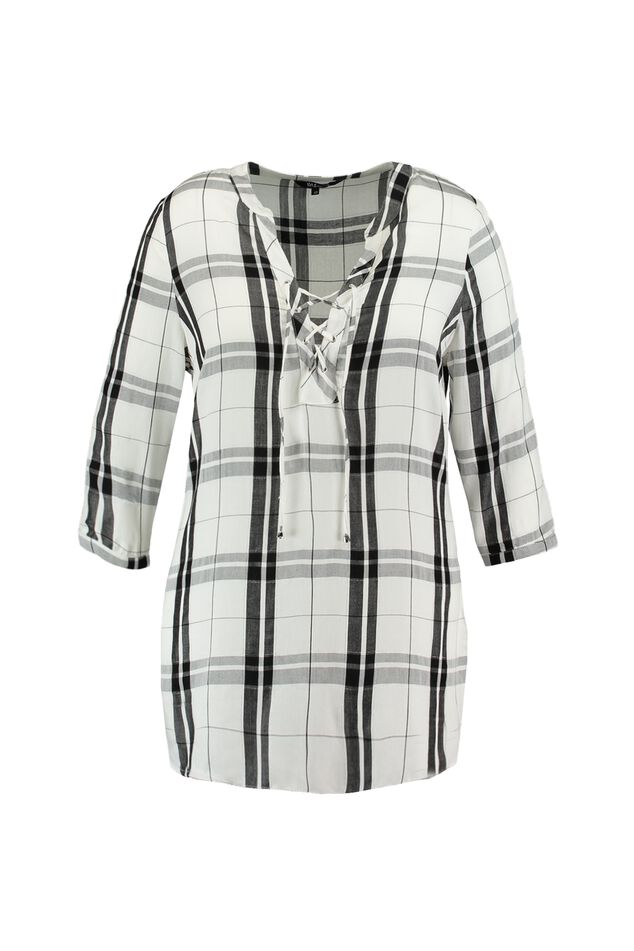 Geruite blouse image number 1