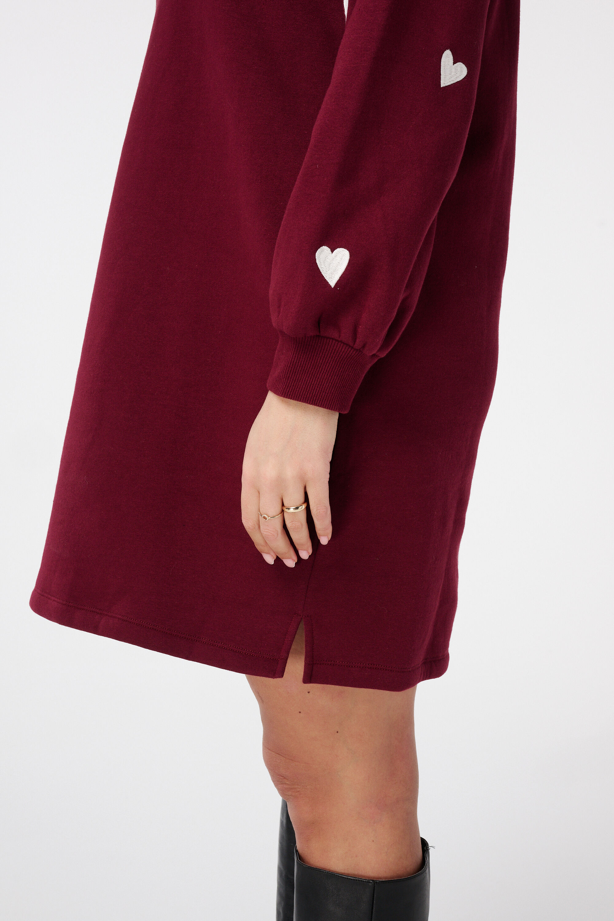 Jurk met hartjes details image number 4