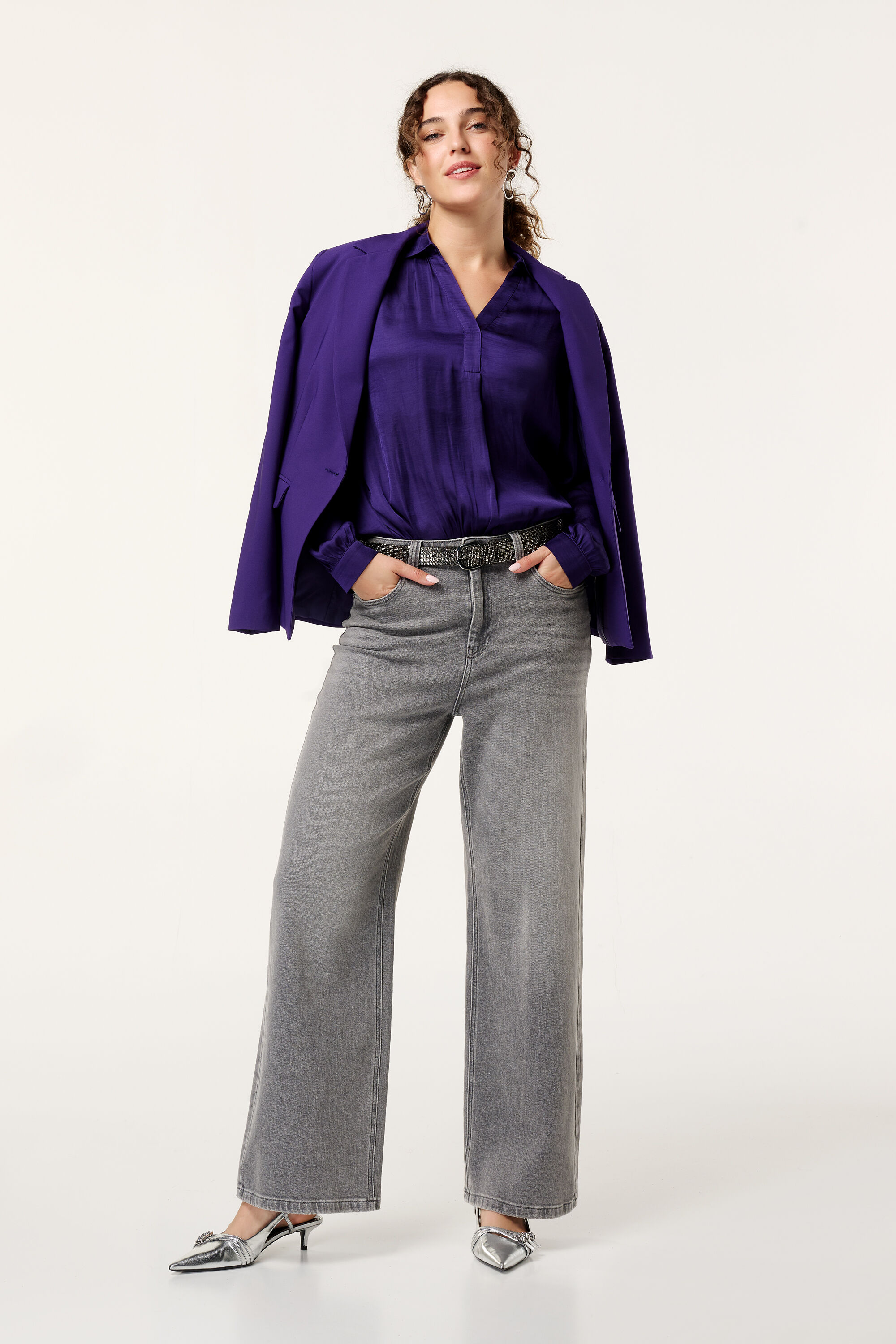 Blazer avec fermeture &agrave; boutons image number 5