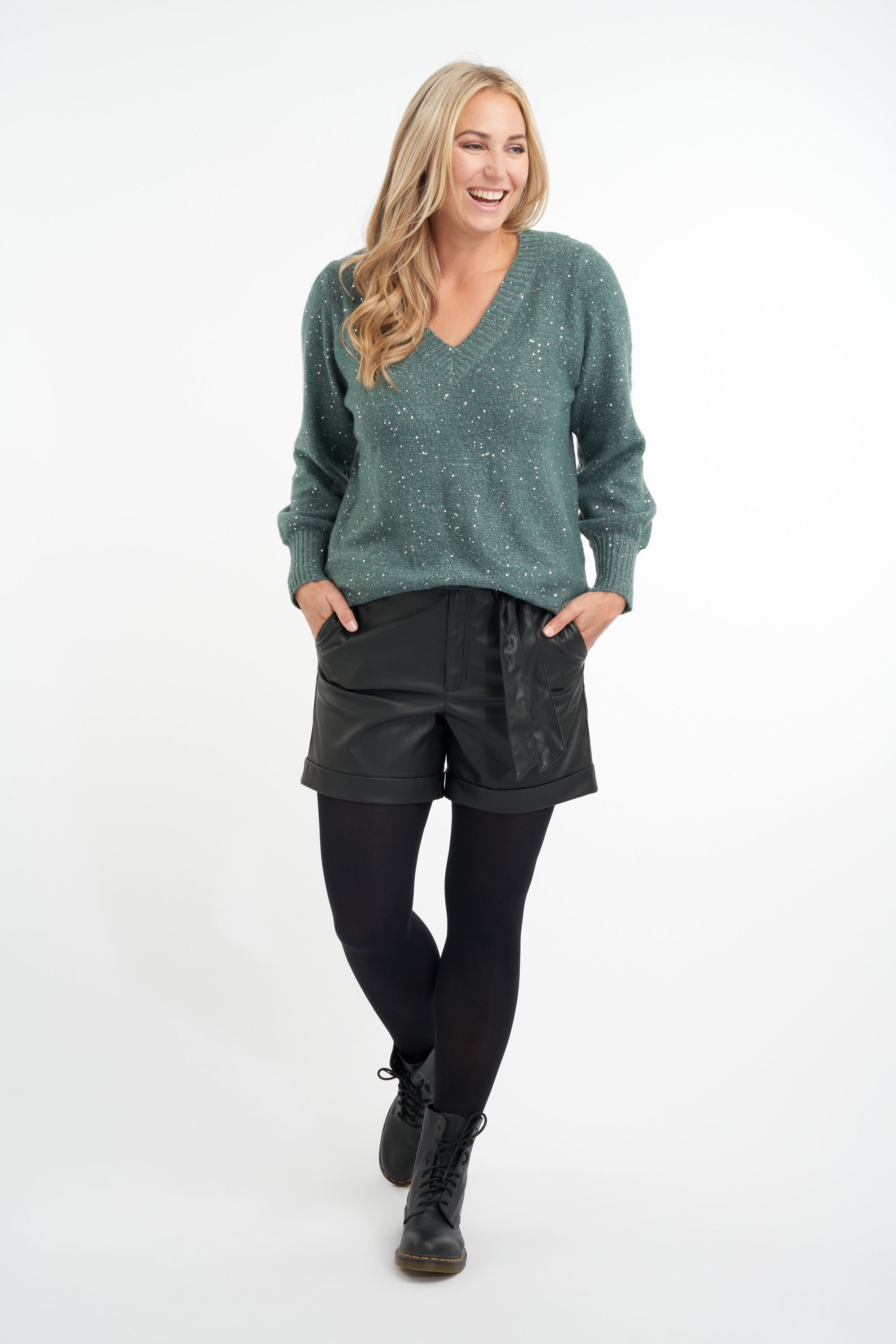 Trui met pailletten image number 4