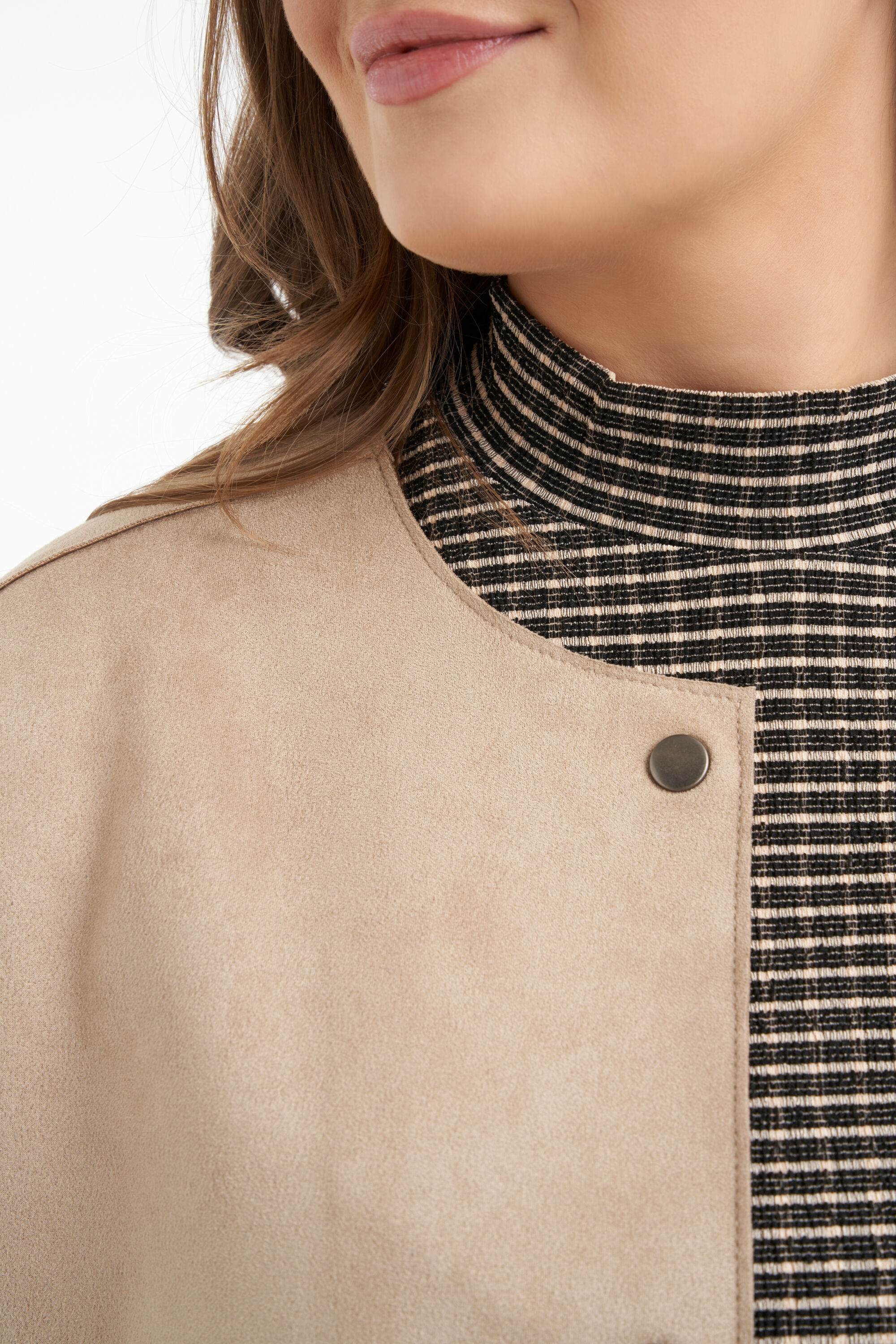 Suedine jas image number 6