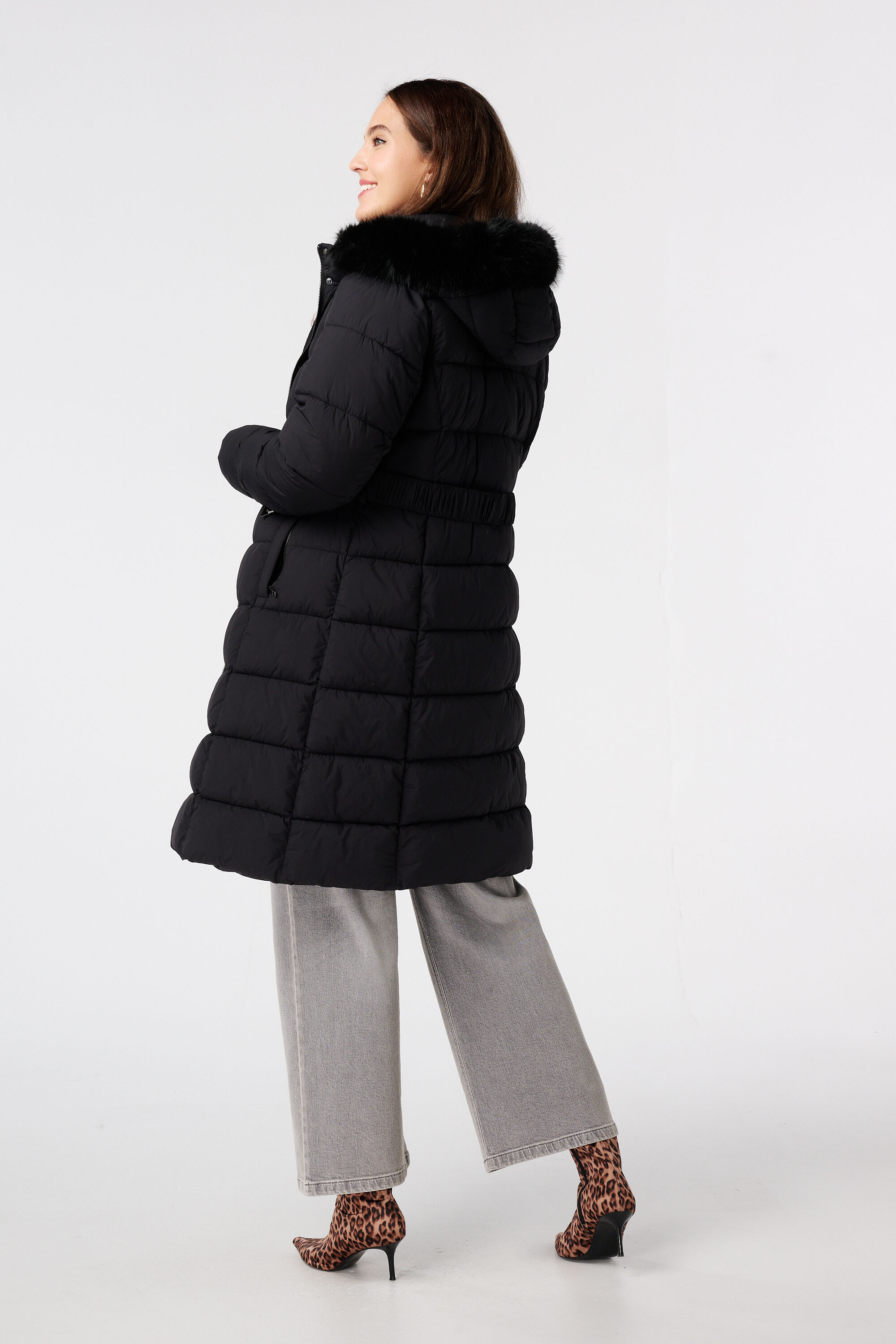 Manteau avec ceinture image number 3