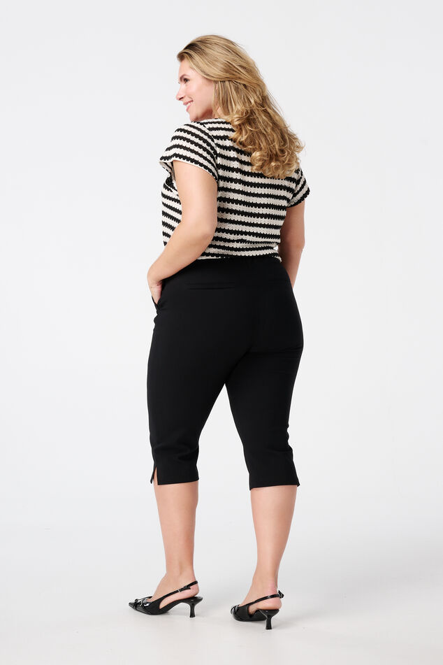 Capri pantalon met split image number 3