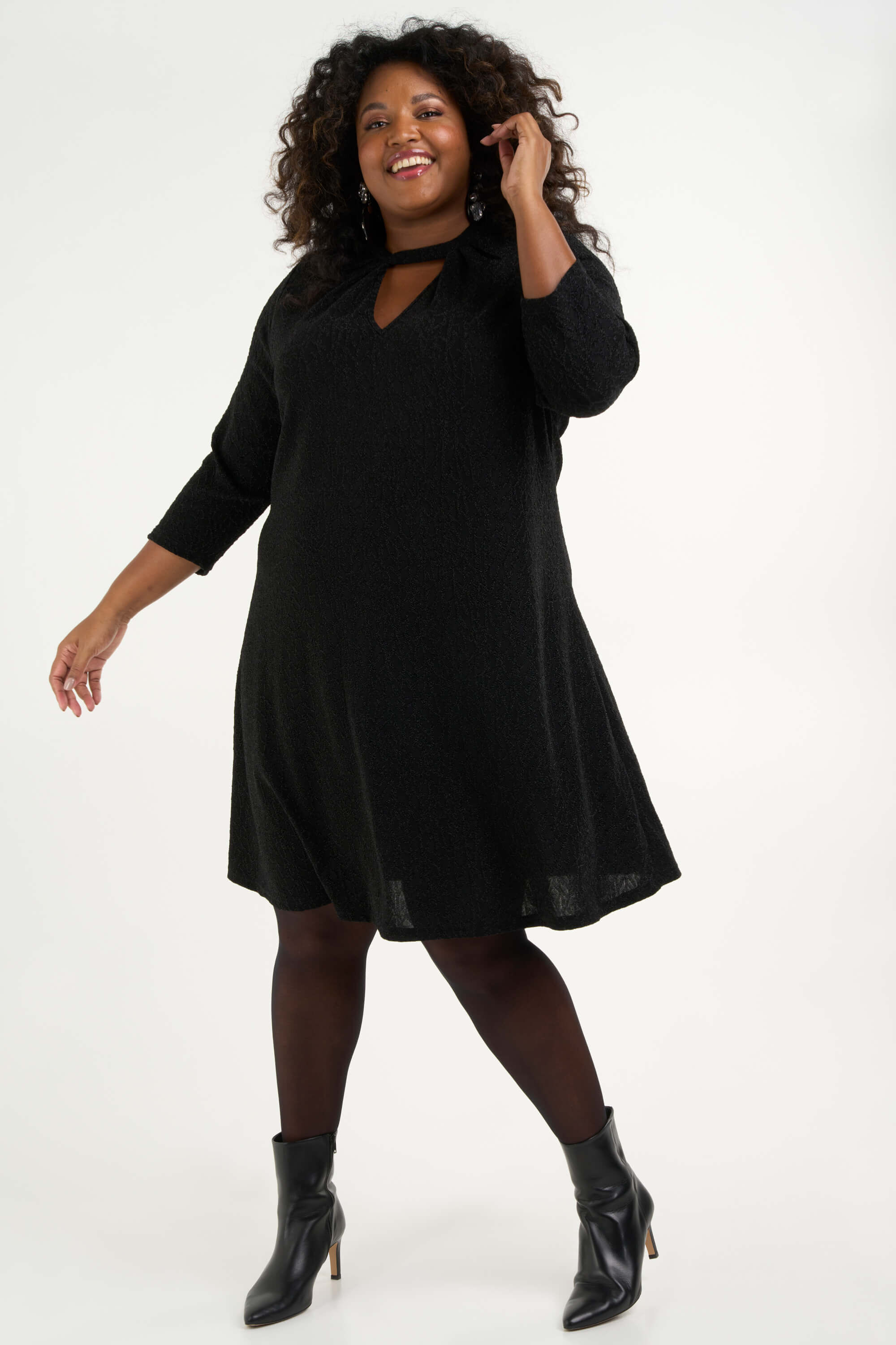 Glitter jurk  image number 7